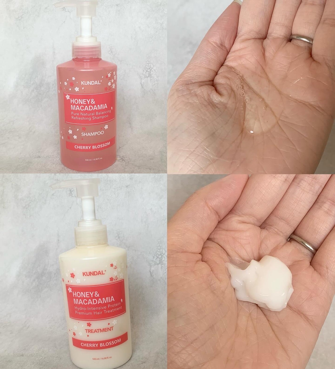 プレミアムヘアケア スペシャルセット スプリングエディション シャンプー&トリートメント/KUNDAL/市販シャンプーを使ったクチコミ(2枚目)