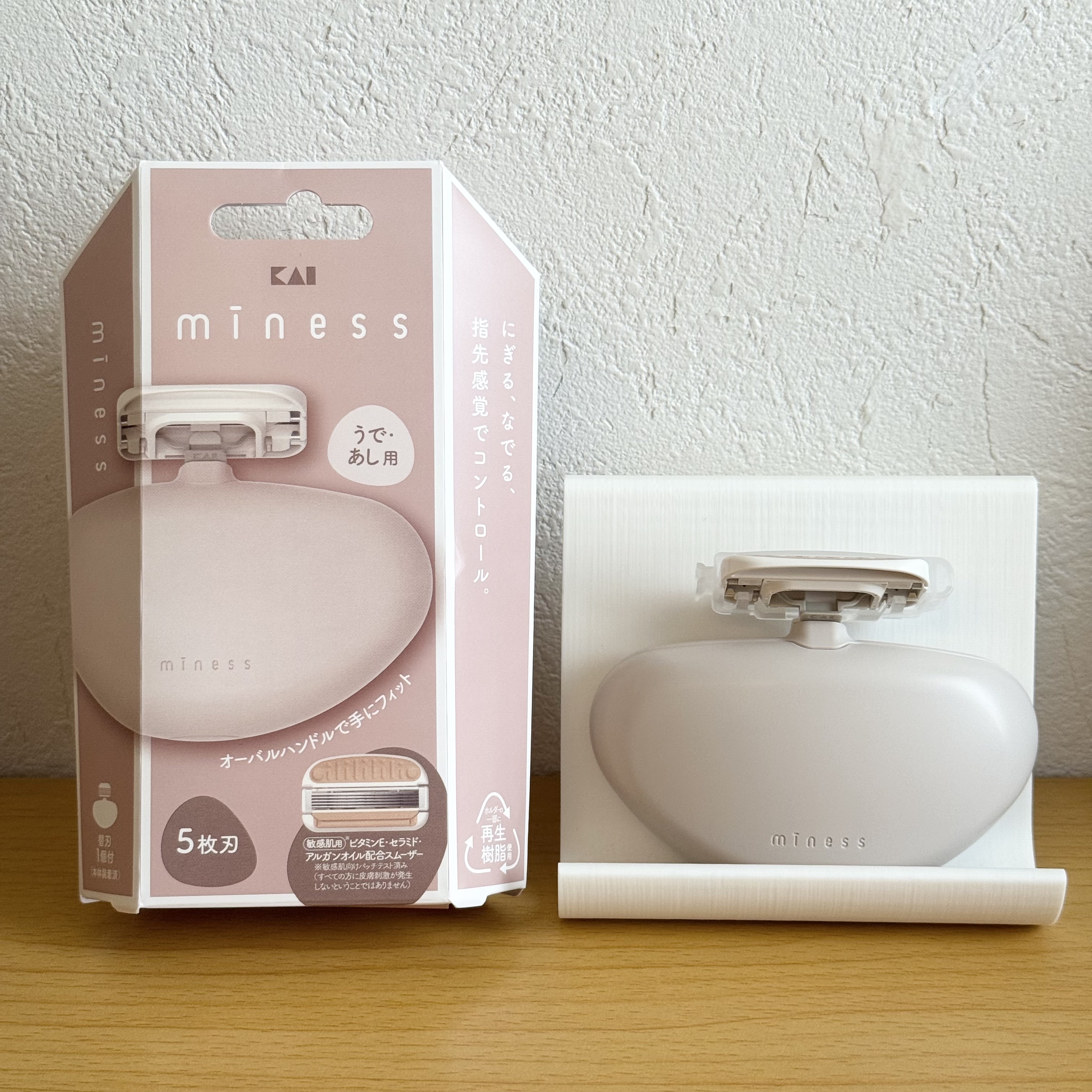 miness うで・あし用カミソリ/貝印/シェーバーを使ったクチコミ（1枚目）