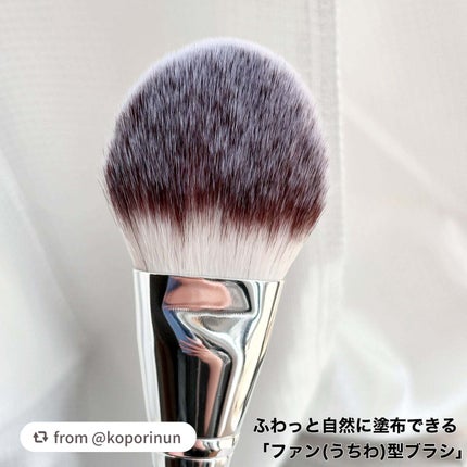 パウダーファンブラシ/ロージーローザ/メイクブラシを使ったクチコミ(3枚目)