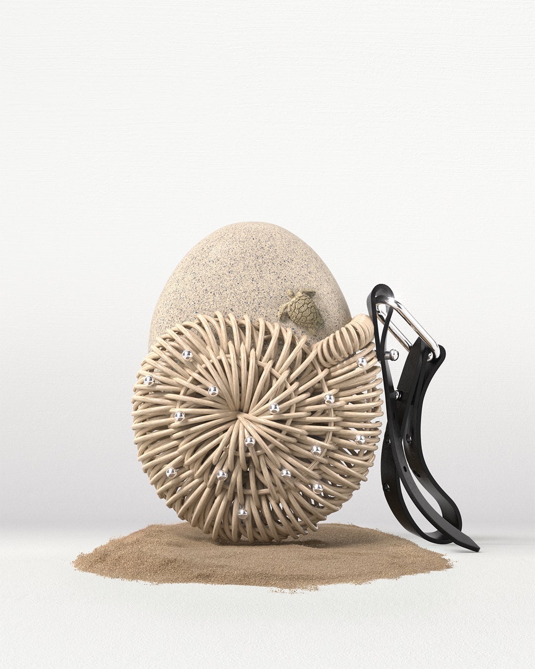 EGG PERFUME RATTAN WEAR BEIGE