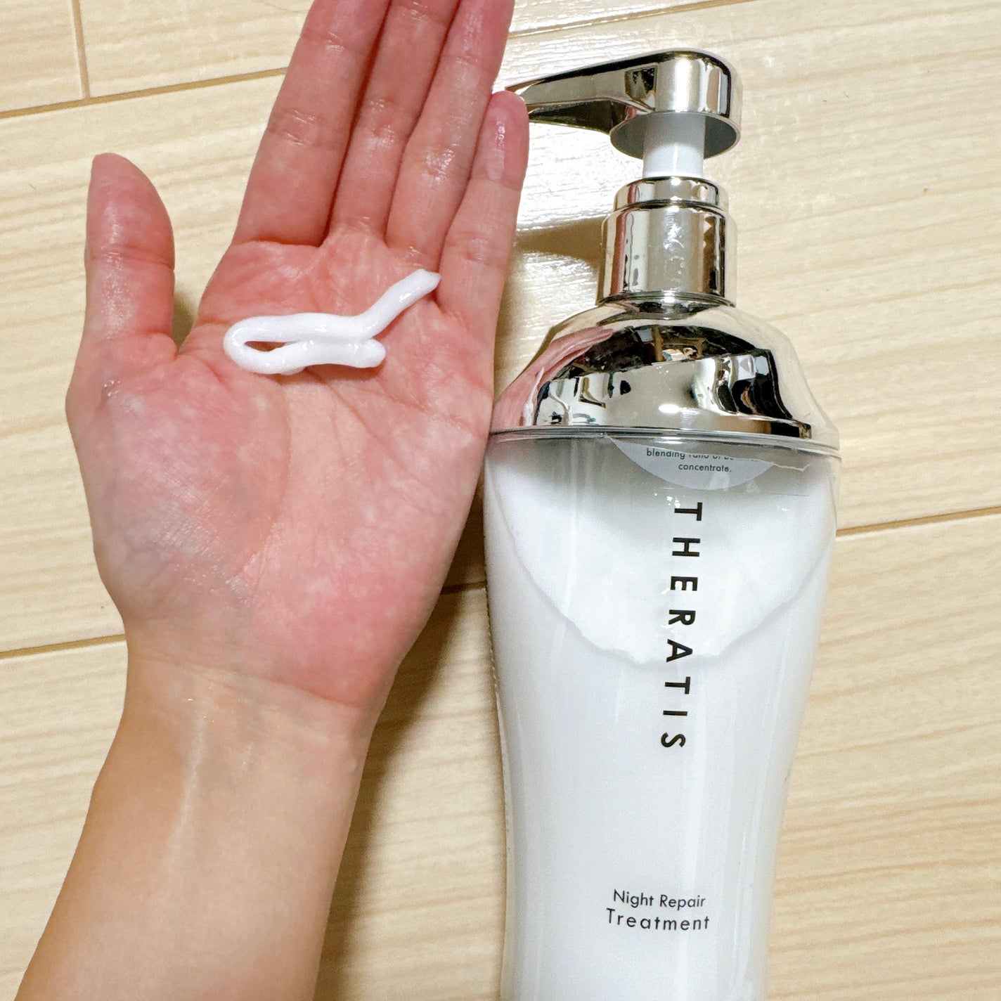 ナイトリペア シャンプー/ヘアトリートメント/THERATIS/シャンプー・コンディショナーを使ったクチコミ(3枚目)