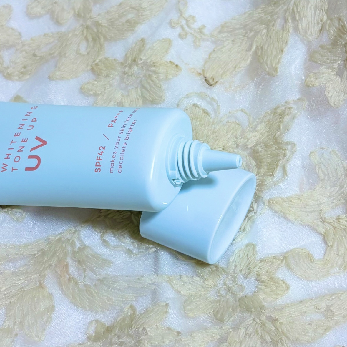 美白トーンアップUV/コージー/日焼け止めミルクを使ったクチコミ（2枚目）