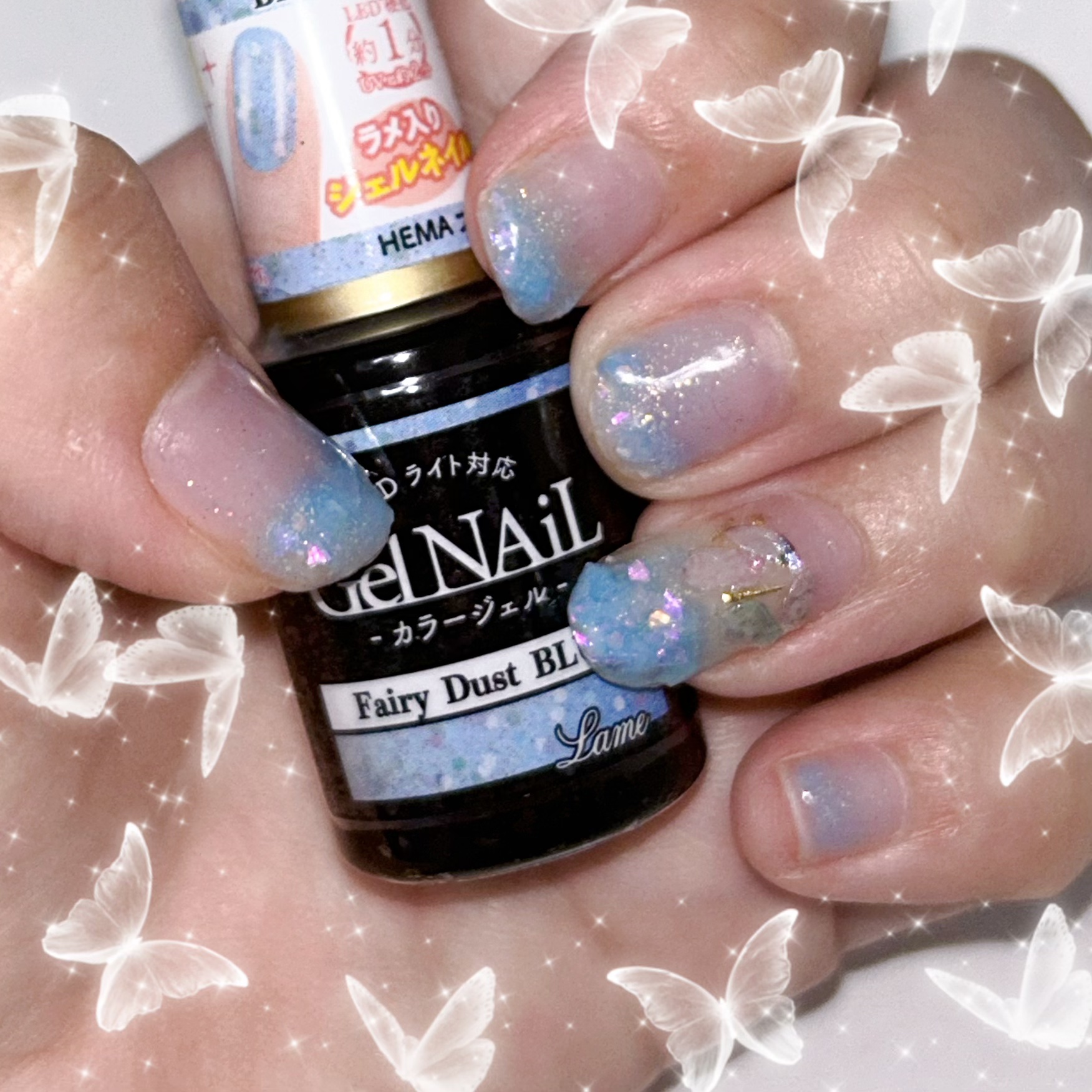 ジェルネイル（ライト対応）/セリア/ジェルネイルを使ったクチコミ（3枚目）