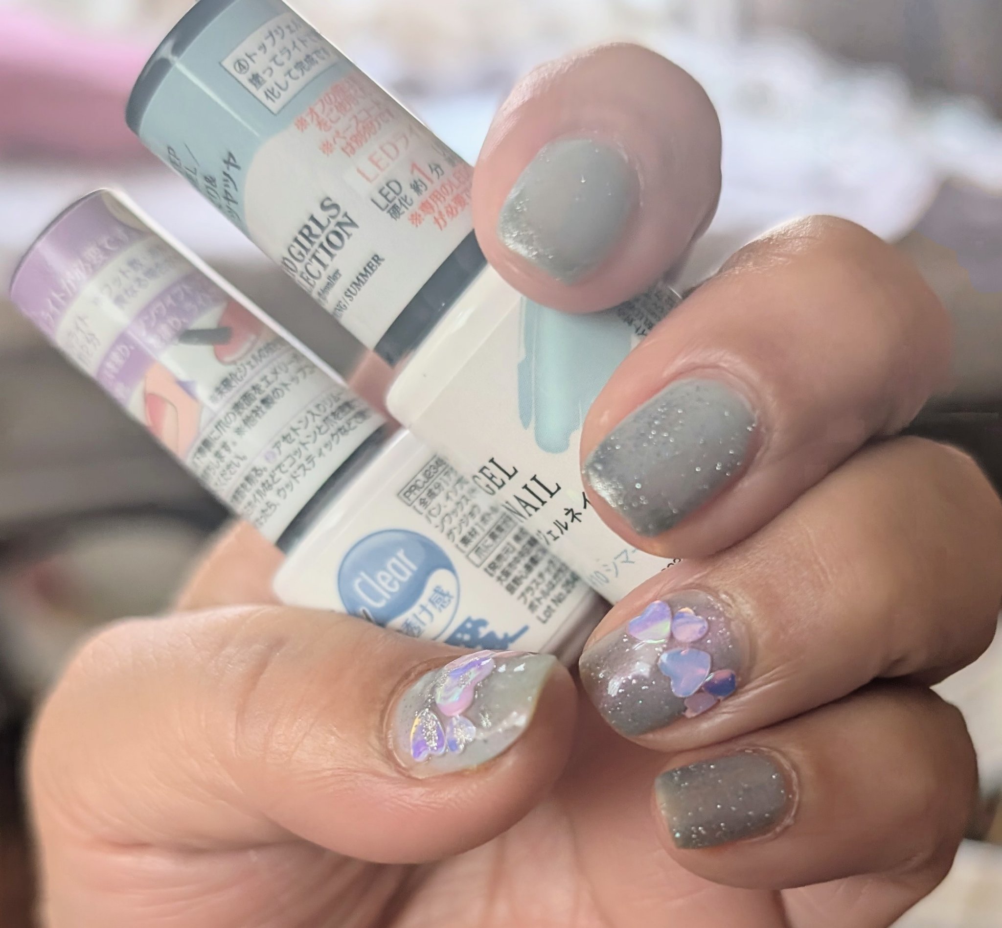 ホログラム/セリア/ネイルチップ・パーツを使ったクチコミ（1枚目）
