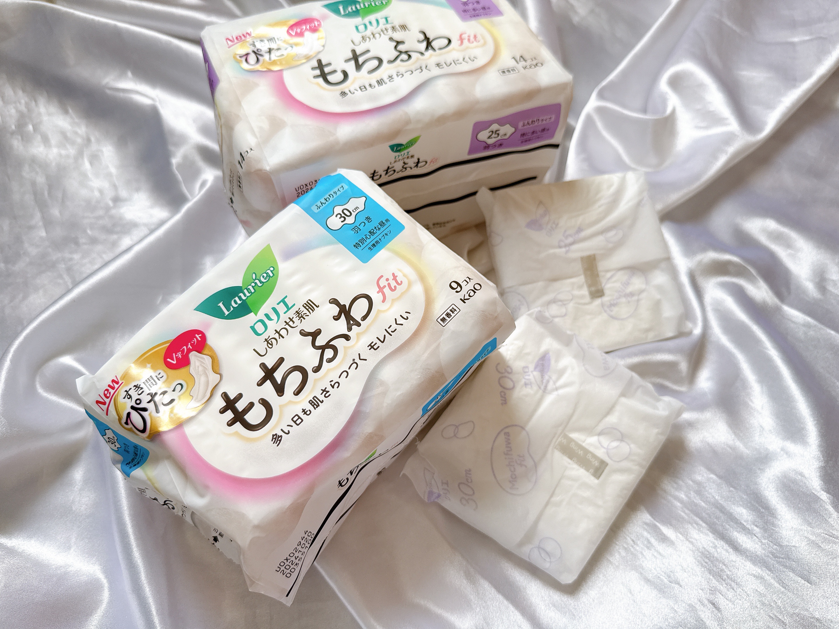 ロリエ もちふわ fit 25cm 羽つき 14コ入 (医薬部外品 )/ロリエ/ナプキンを使ったクチコミ（2枚目）