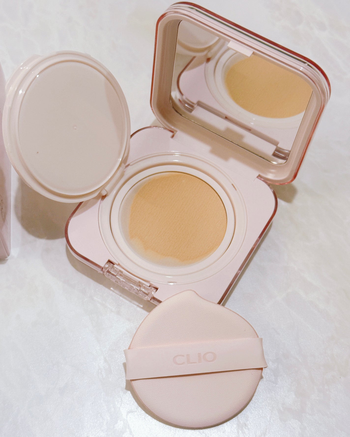 キルカバー メッシュ グロウ エッセンシャル クッション/CLIO/クッションファンデーションを使ったクチコミ(3枚目)