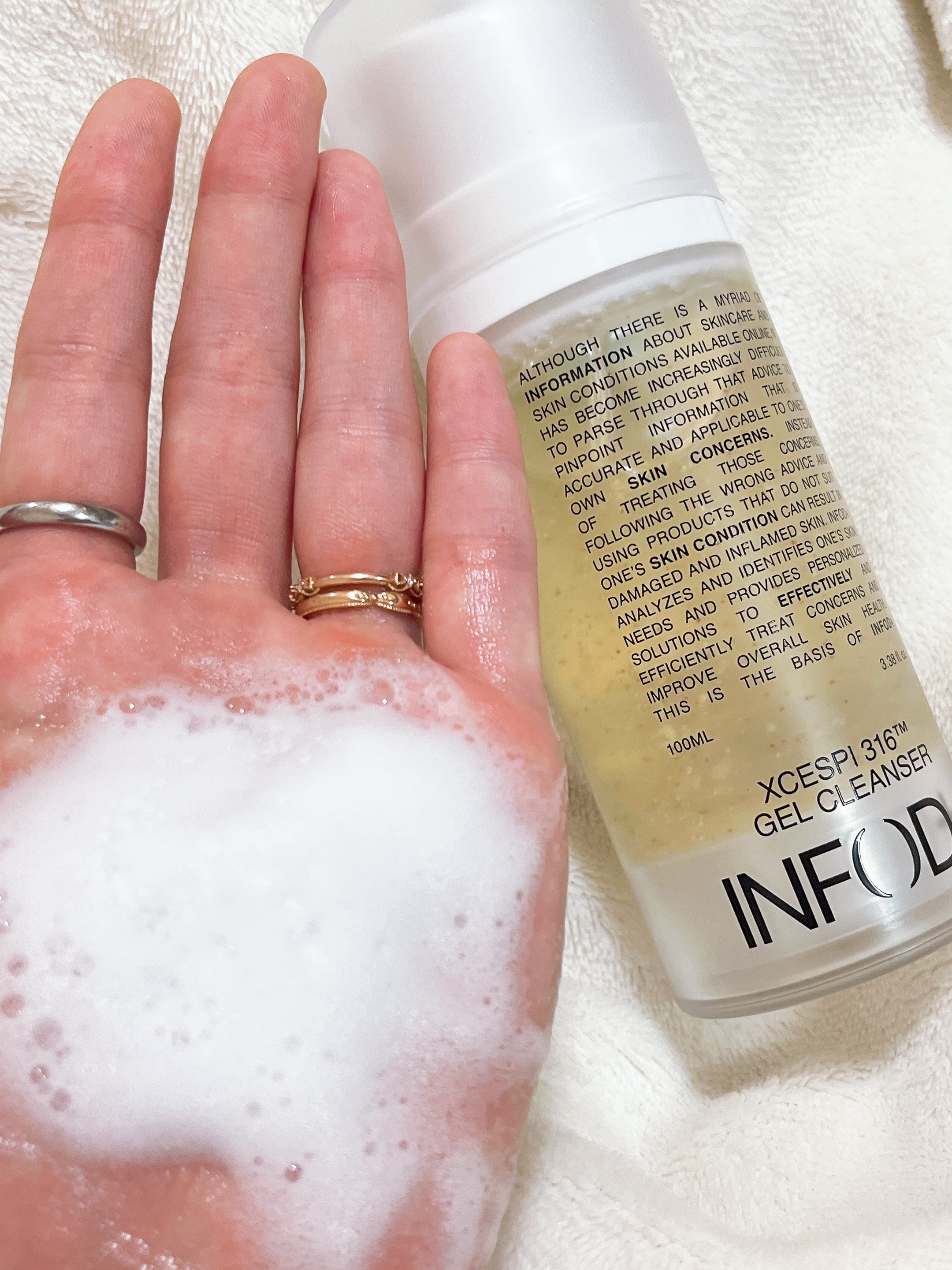 エクセスピ316ハイドロビタジェルパッド/INFoD+/シートマスク・パックを使ったクチコミ（3枚目）