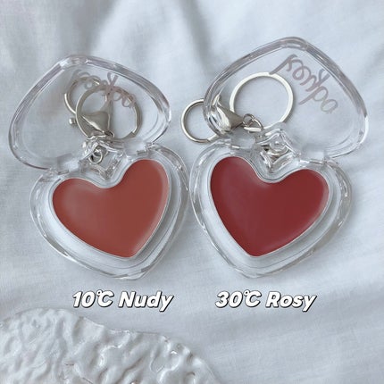 ハートキーリング リップ&チーク/keybo/口紅を使ったクチコミ(2枚目)