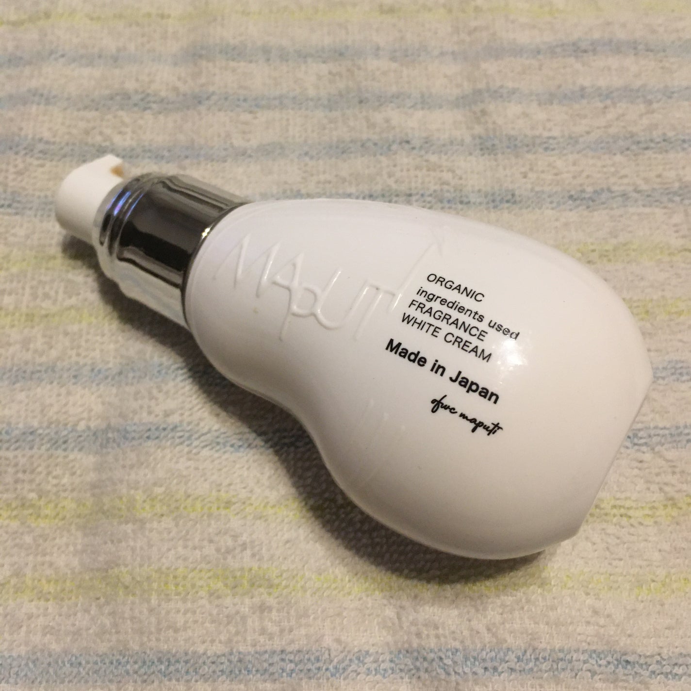 オーガニックフレグランスホワイトクリーム/MAPUTI/デリケートゾーンケアを使ったクチコミ(1枚目)