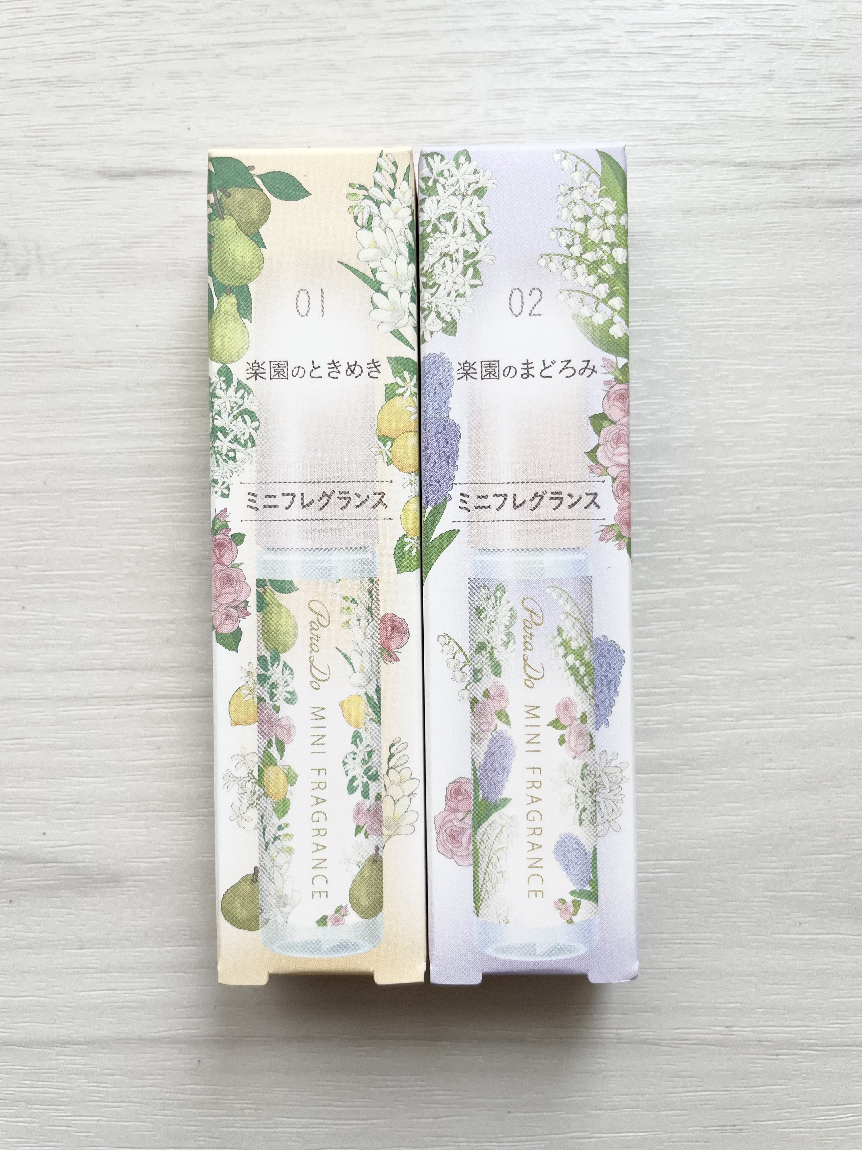 ミニフレグランス 01 楽園のときめき/パラドゥ/香水(レディース)を使ったクチコミ（1枚目）