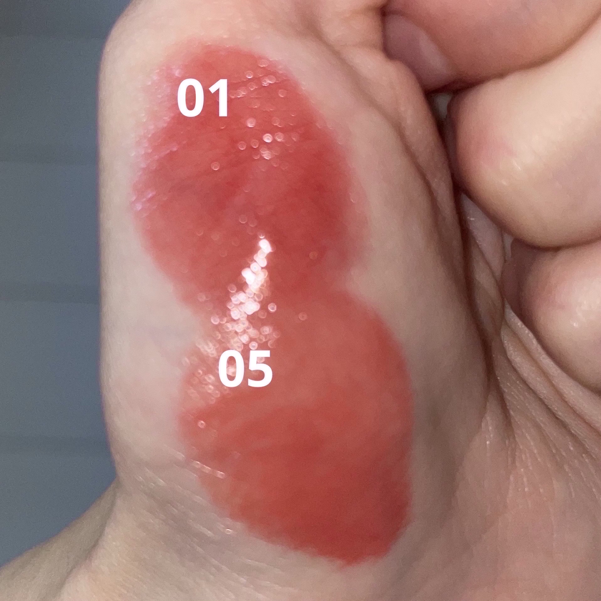 ハートクラッシュ ベアグレイズティント 05 スウィッシュ(SWISH)/HOLIKA HOLIKA/リップティントを使ったクチコミ（2枚目）