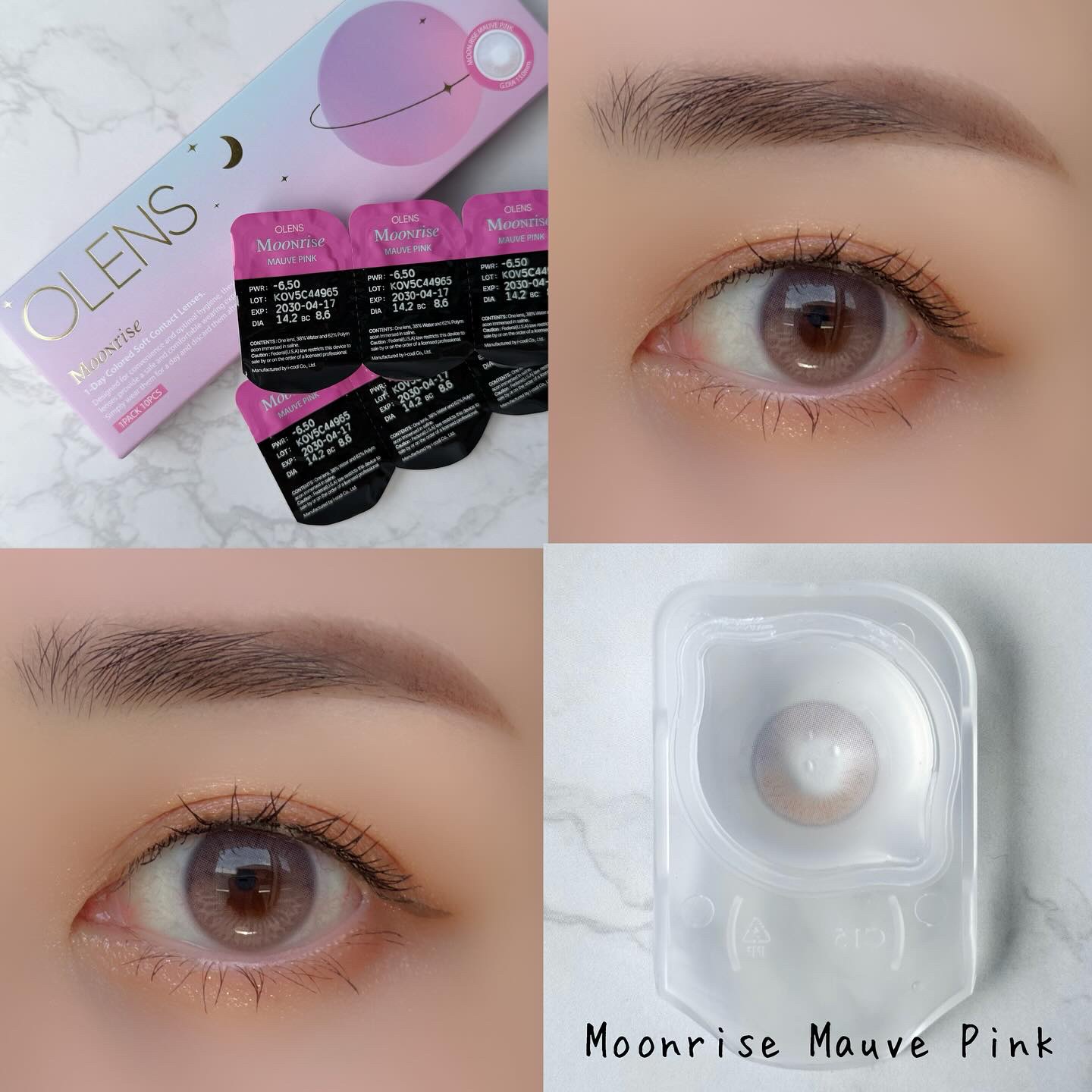 Moonrise 1day/OLENS/ワンデー（１DAY）カラコンを使ったクチコミ（3枚目）