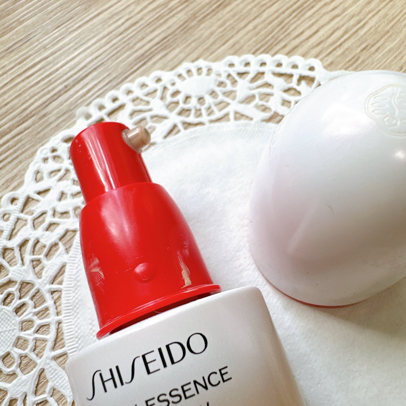 エッセンス スキングロウ ファンデーション/SHISEIDO/リキッドファンデーションを使ったクチコミ(4枚目)