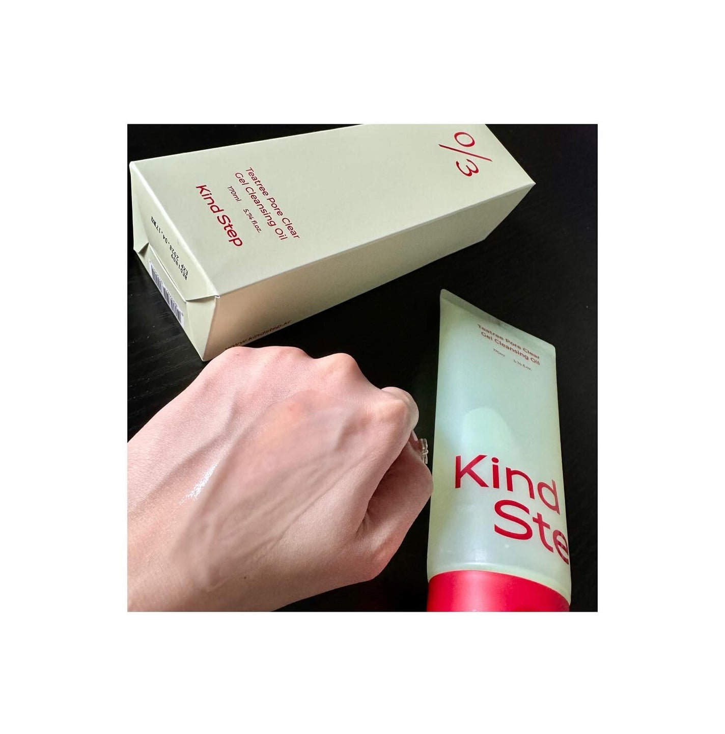 ティーツリージェルクレンジングオイル/KindStep/クレンジングジェルを使ったクチコミ(4枚目)