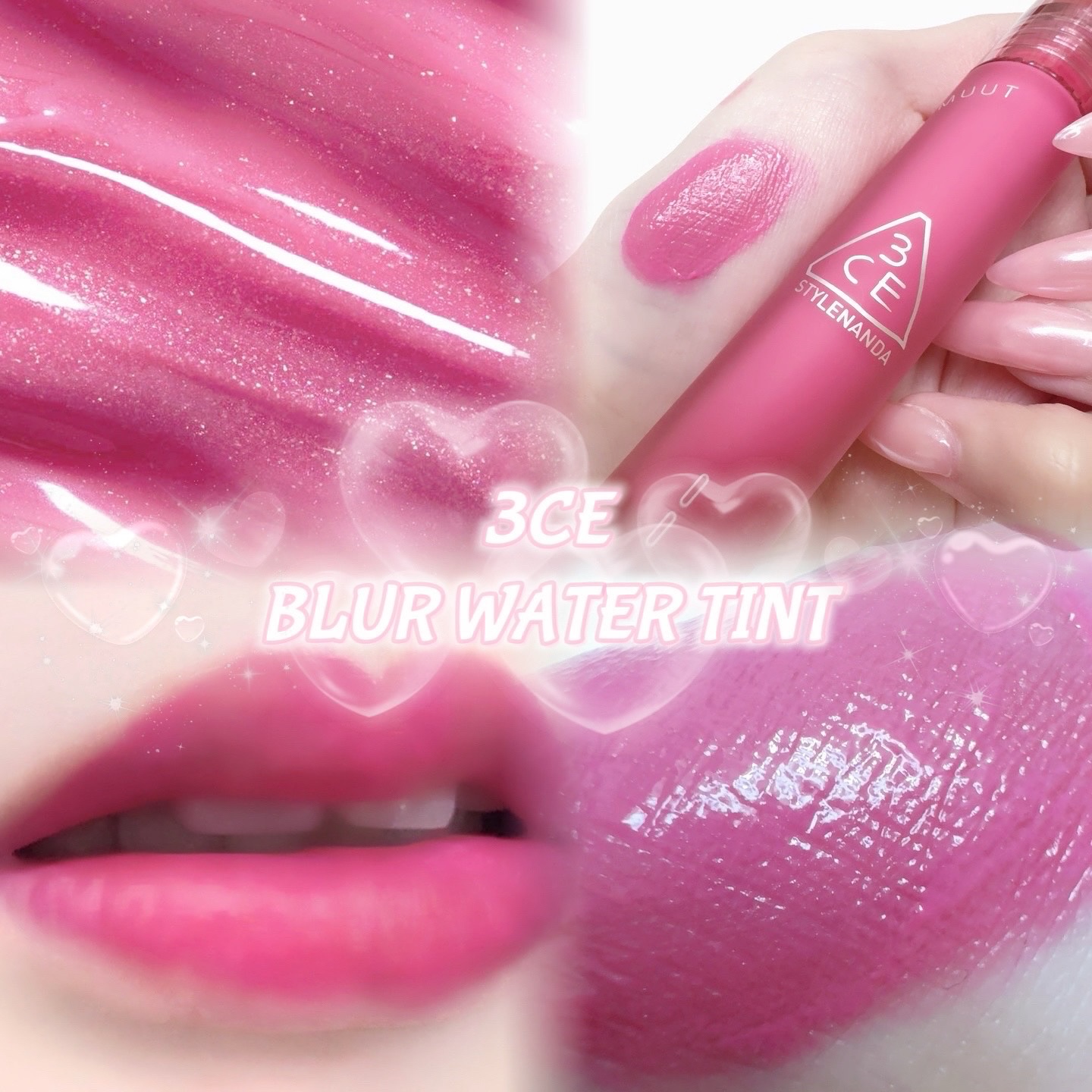 3CE ブラー ウォーターティント/3CE/リップティントを使ったクチコミ（1枚目）