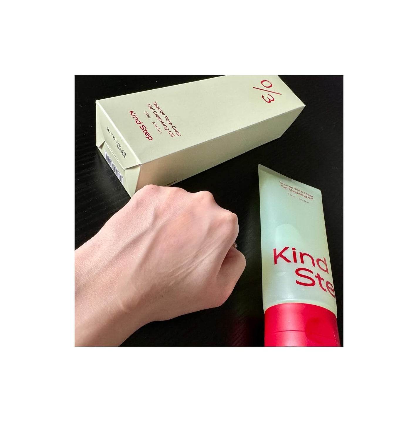 ティーツリージェルクレンジングオイル/KindStep/クレンジングジェルを使ったクチコミ(3枚目)