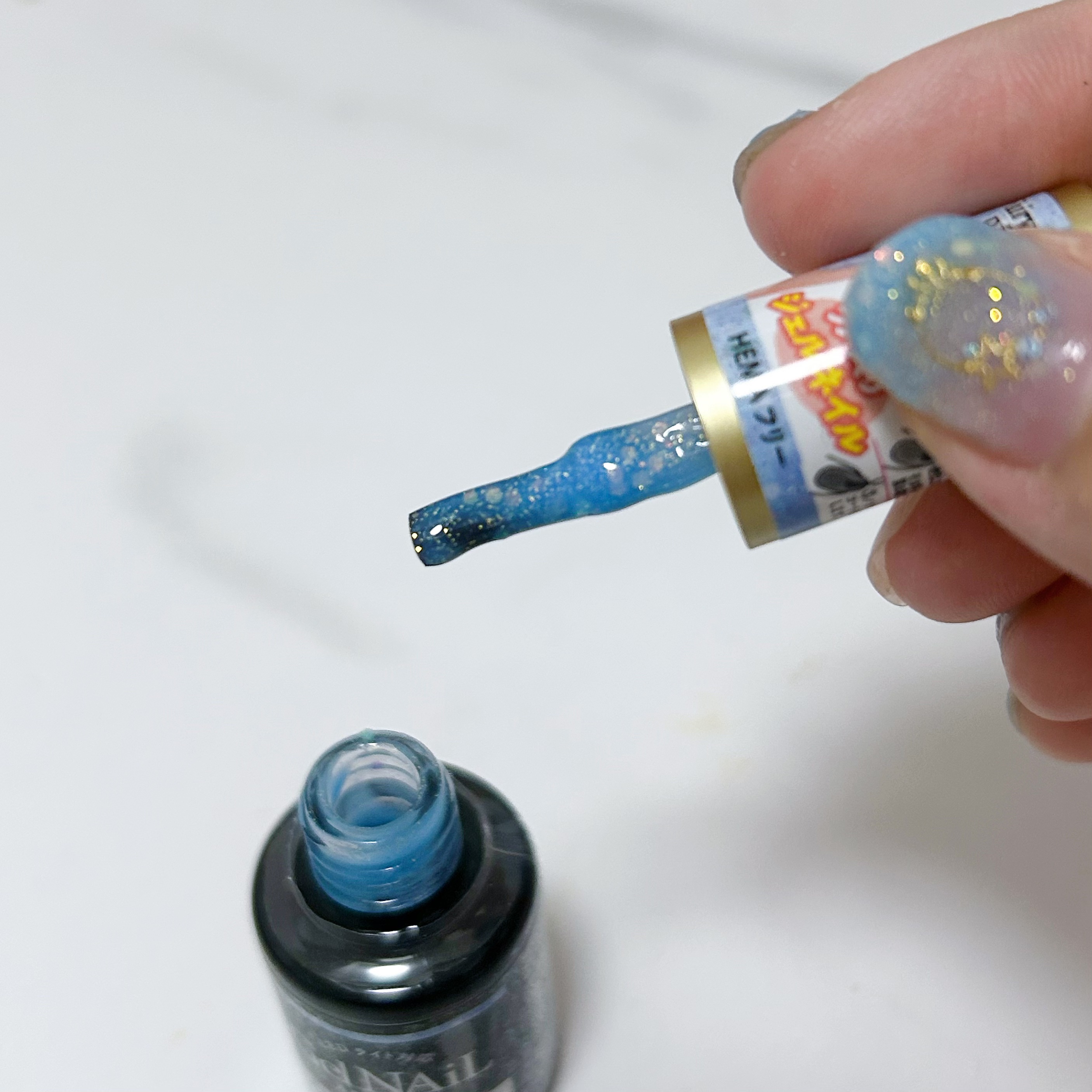 ジェルネイル（ライト対応）/セリア/ジェルネイルを使ったクチコミ（2枚目）