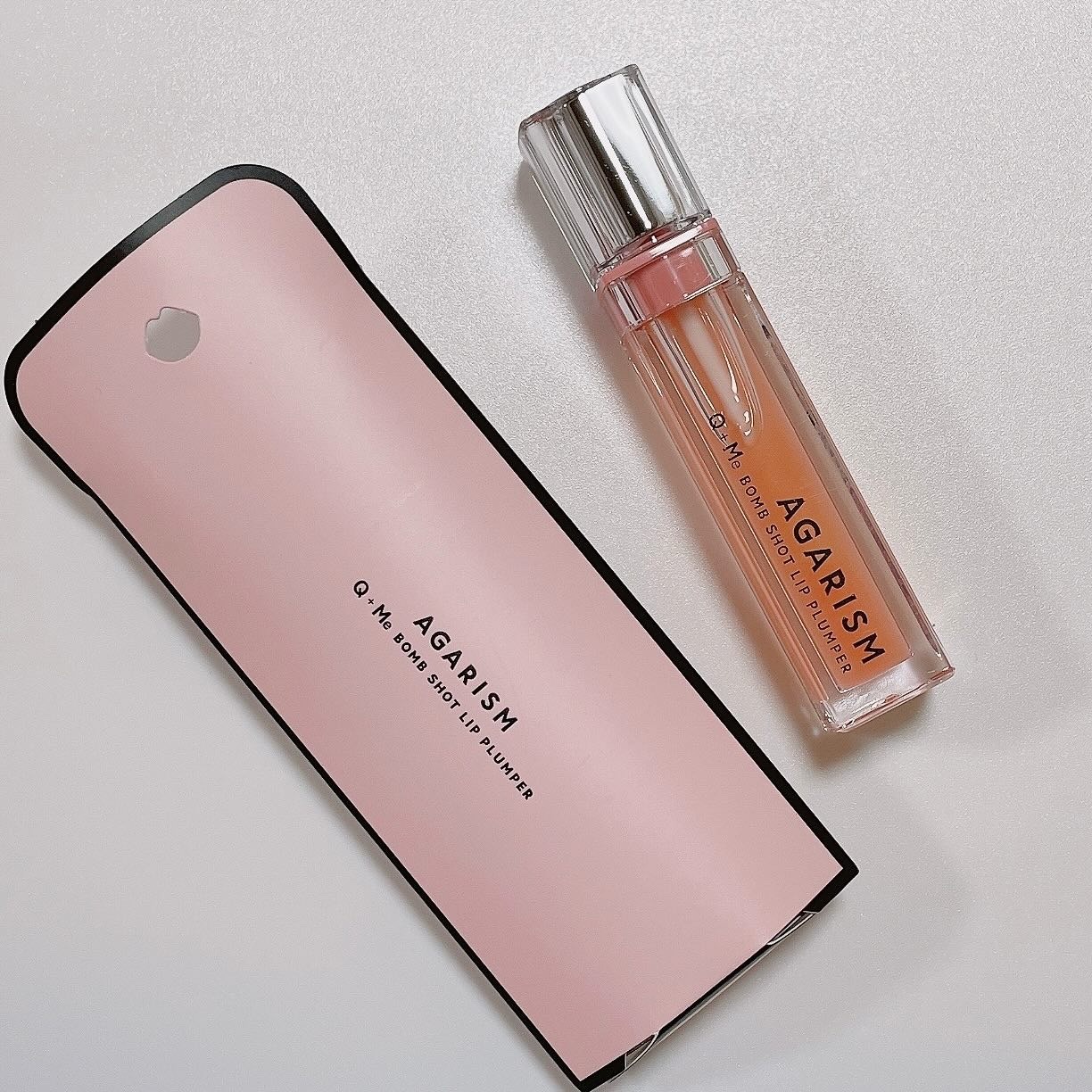 キューミ―ボムショットリッププランパー/AGARISM/リッププランパーを使ったクチコミ（2枚目）