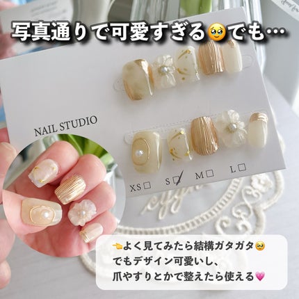 ネイルチップ/SHEIN/ネイルチップ・パーツを使ったクチコミ(5枚目)