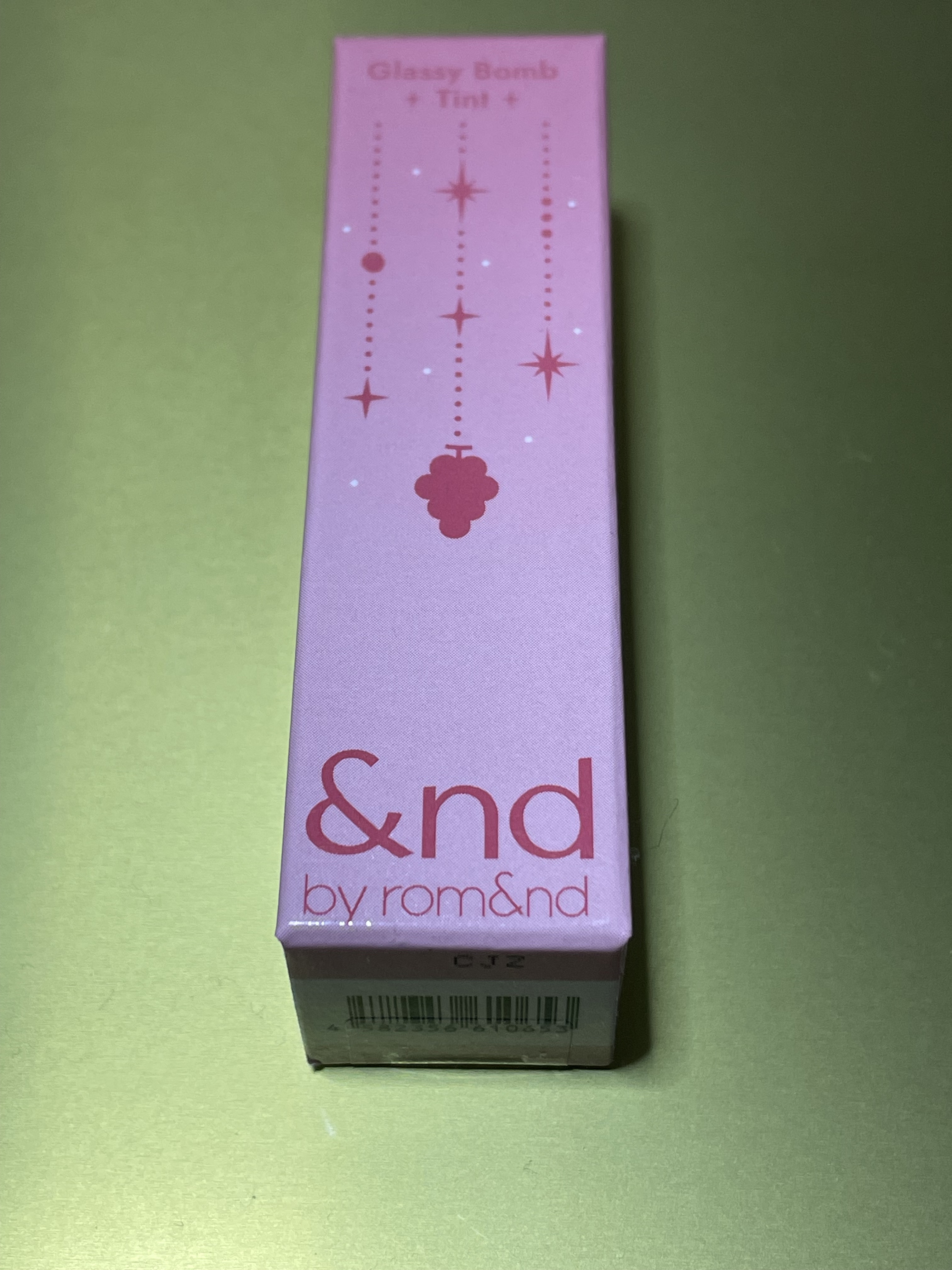 アンドバイロムアンド　グラッシーボムティント/&nd by rom&nd/リップティントを使ったクチコミ（1枚目）