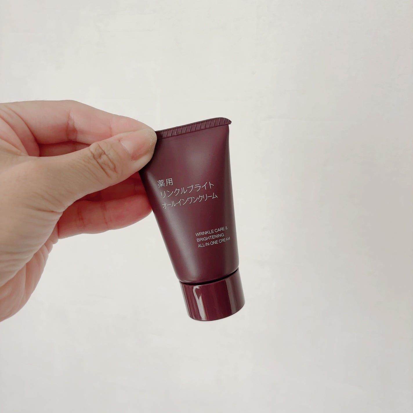 薬用リンクルブライトオールインワンクリーム/無印良品/オールインワン化粧品を使ったクチコミ(1枚目)