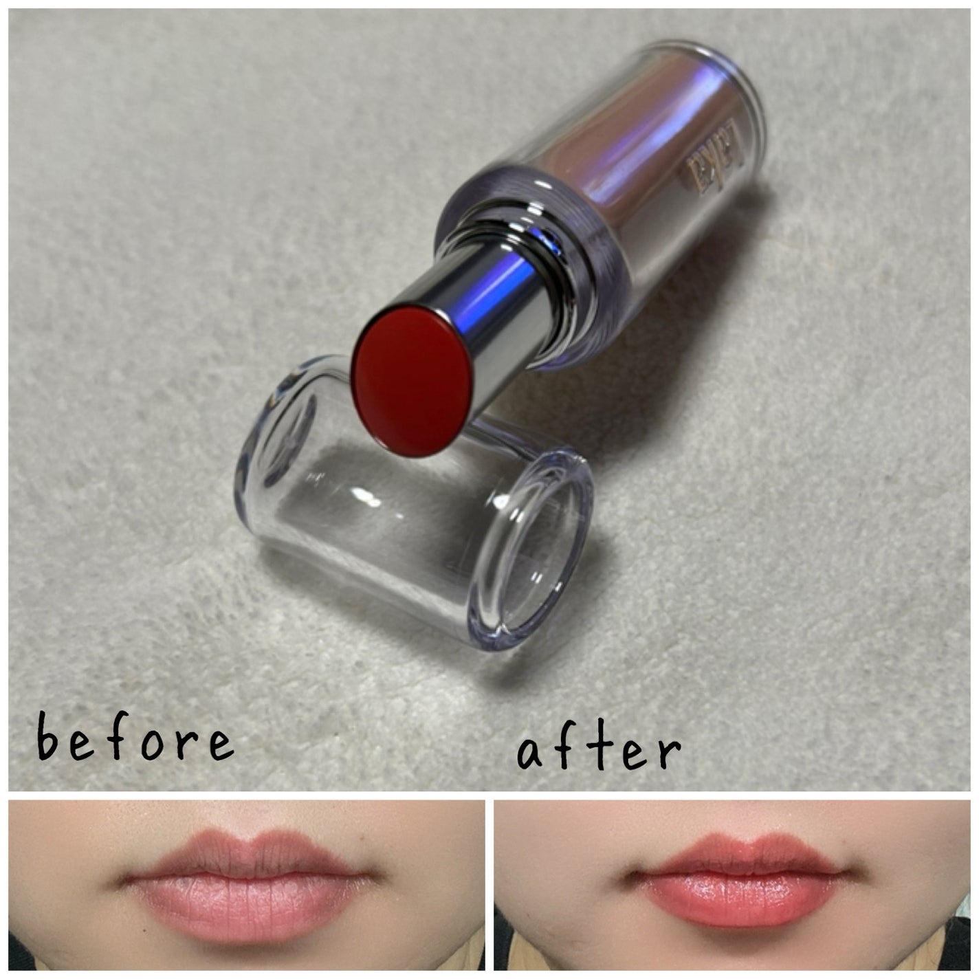 ボンディンググロウリップスティック/Laka/口紅を使ったクチコミ(3枚目)