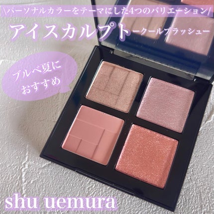 アイスカルプト/shu uemura/アイシャドウパレットを使ったクチコミ(1枚目)