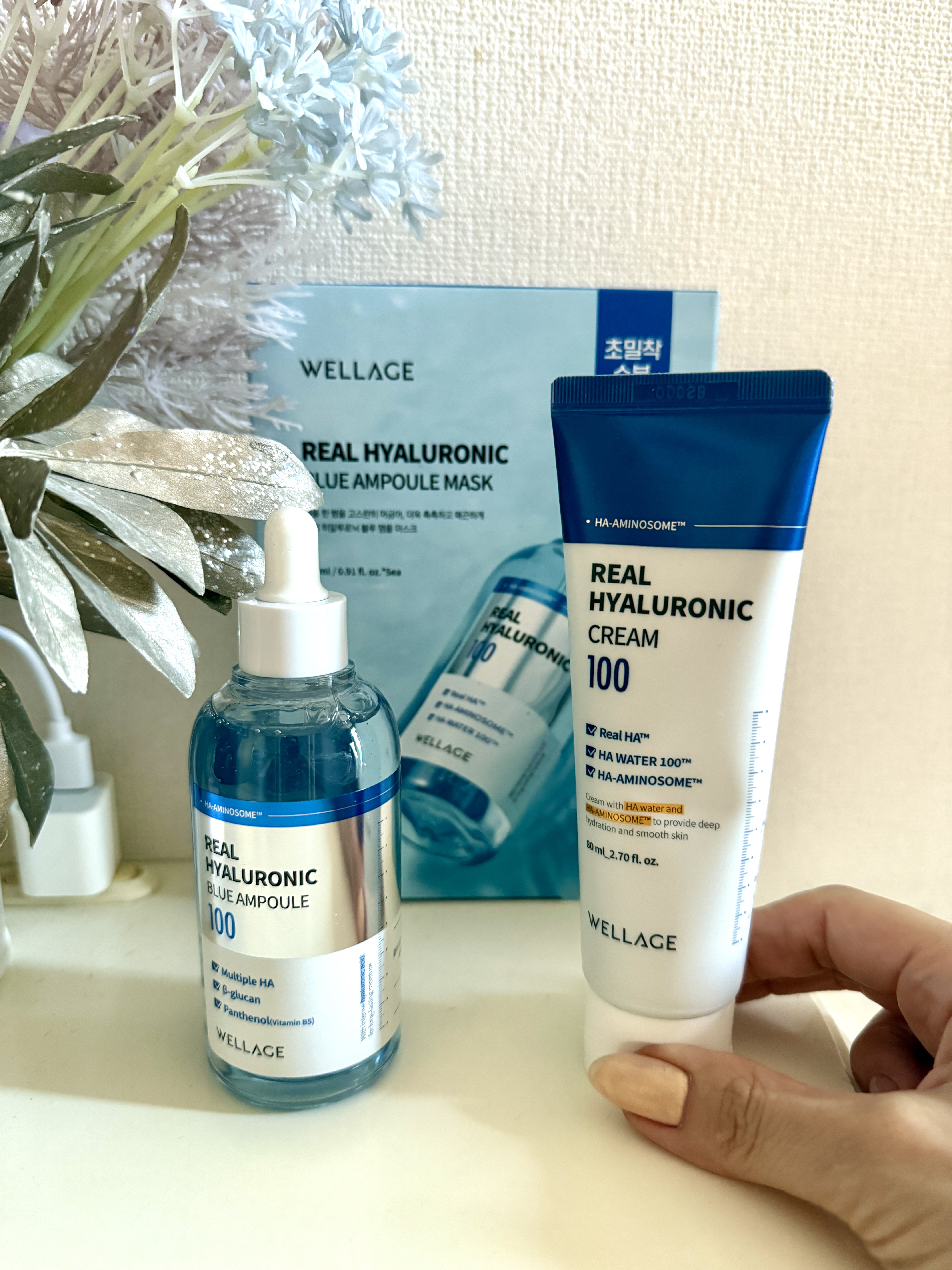 リアルヒアルロニックブルーアンプル 100/Wellage/美容液を使ったクチコミ（1枚目）