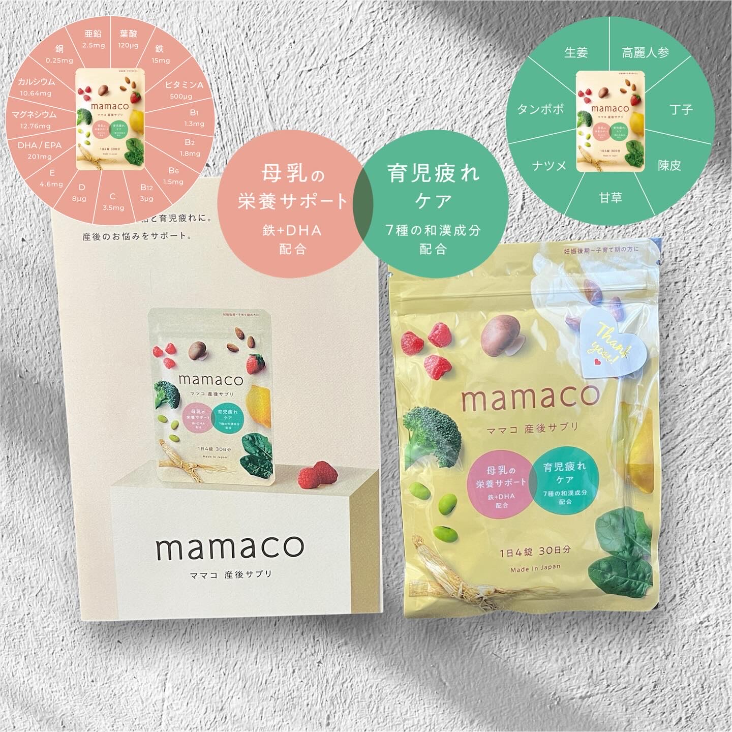 mamaco/mitas/健康サプリメントを使ったクチコミ（1枚目）