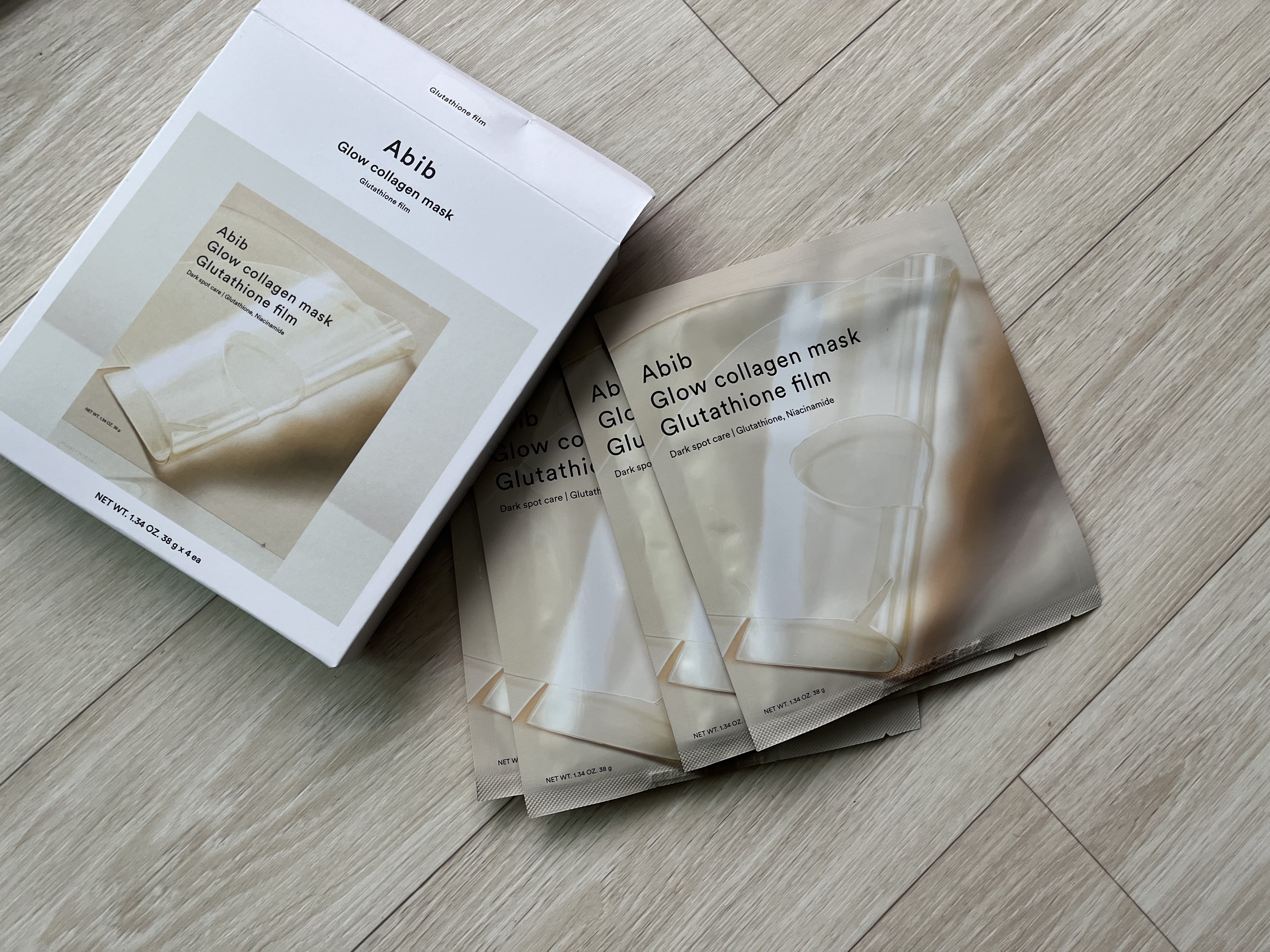 グルタチオンフィルムコラーゲンマスク/Abib /シートマスク・パックを使ったクチコミ（2枚目）