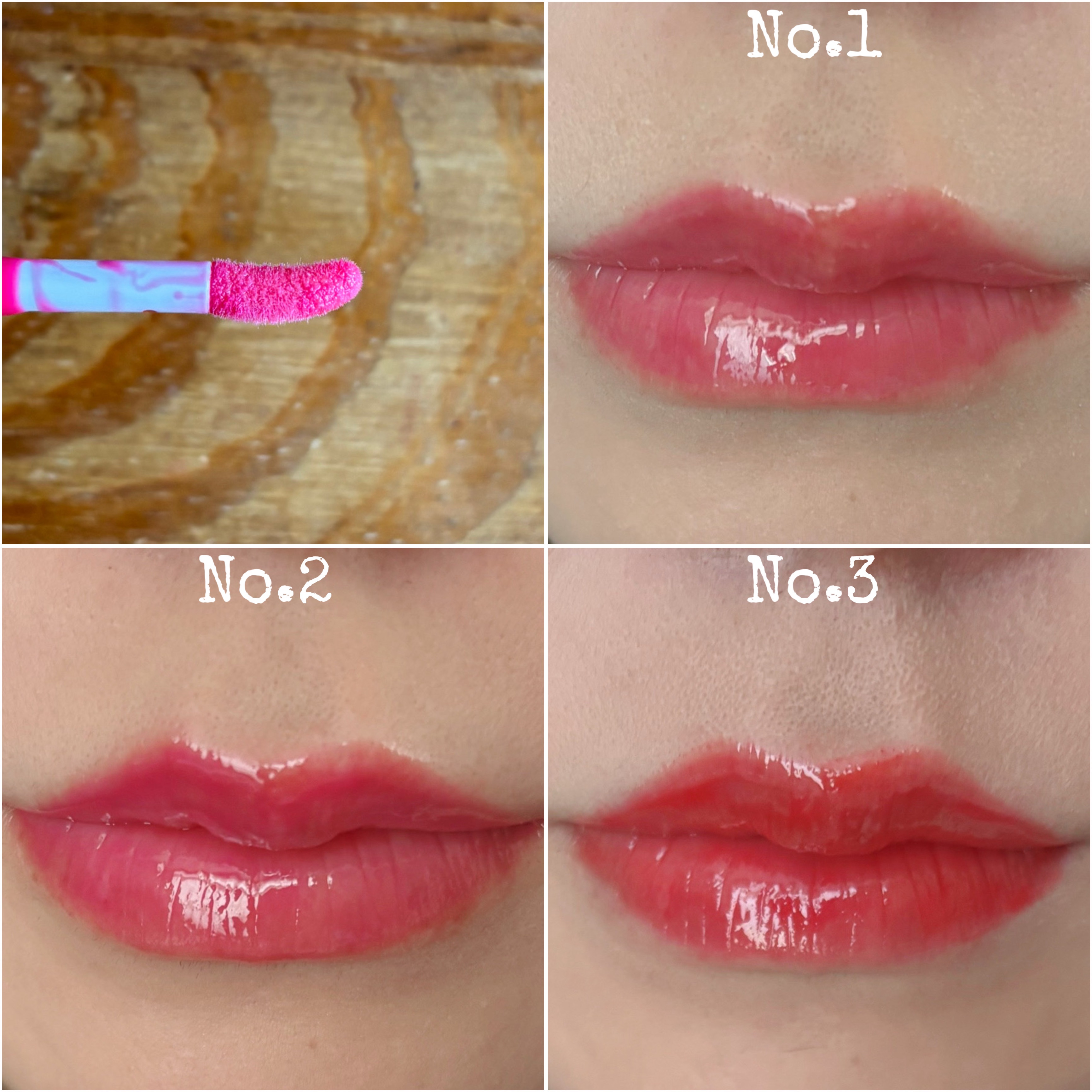 リップグロスティント No.1 あずき/C-TIVE/リップグロスを使ったクチコミ（2枚目）