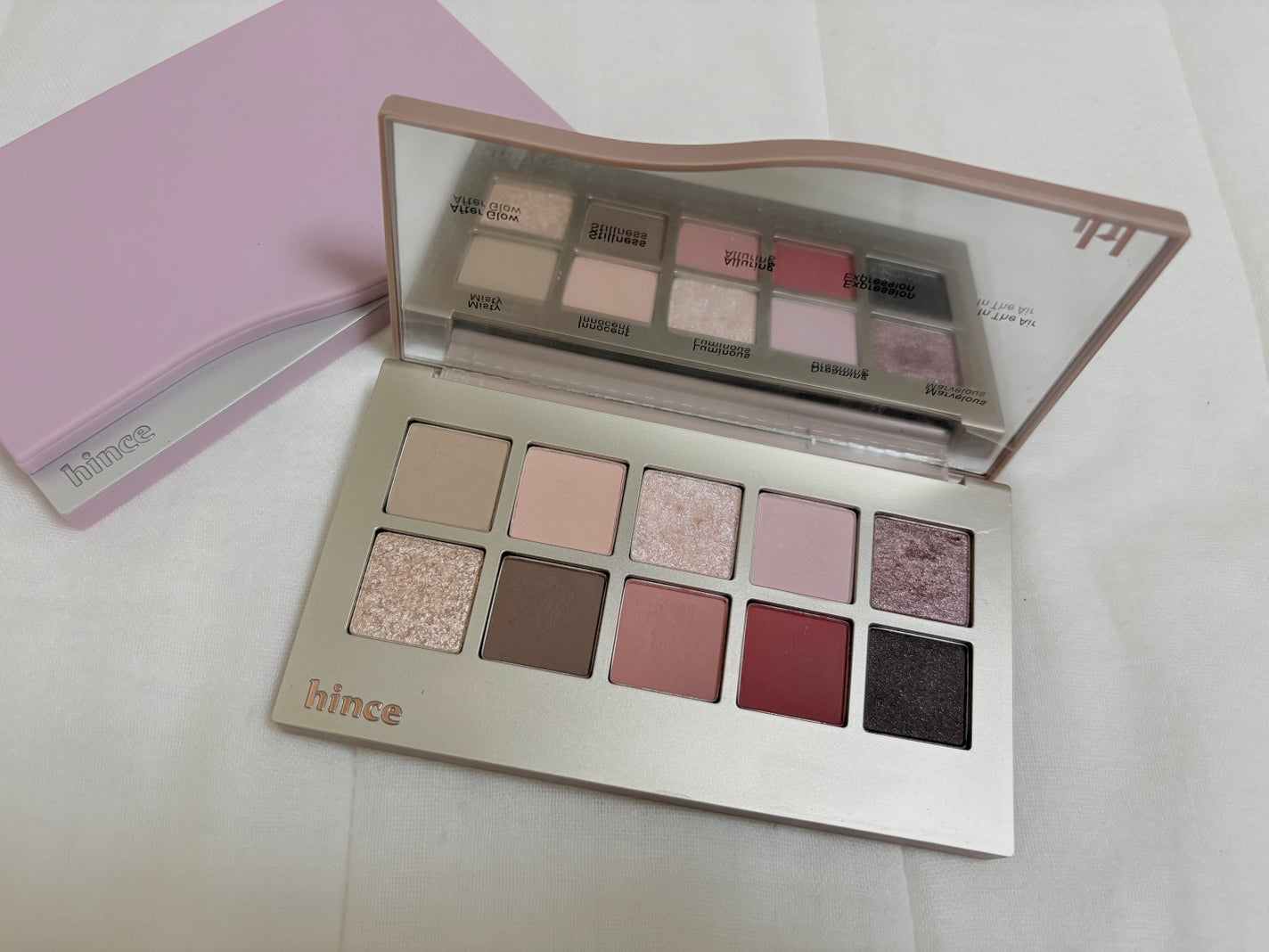 ニューデップスアイシャドウパレット/hince/アイシャドウパレットを使ったクチコミ(1枚目)