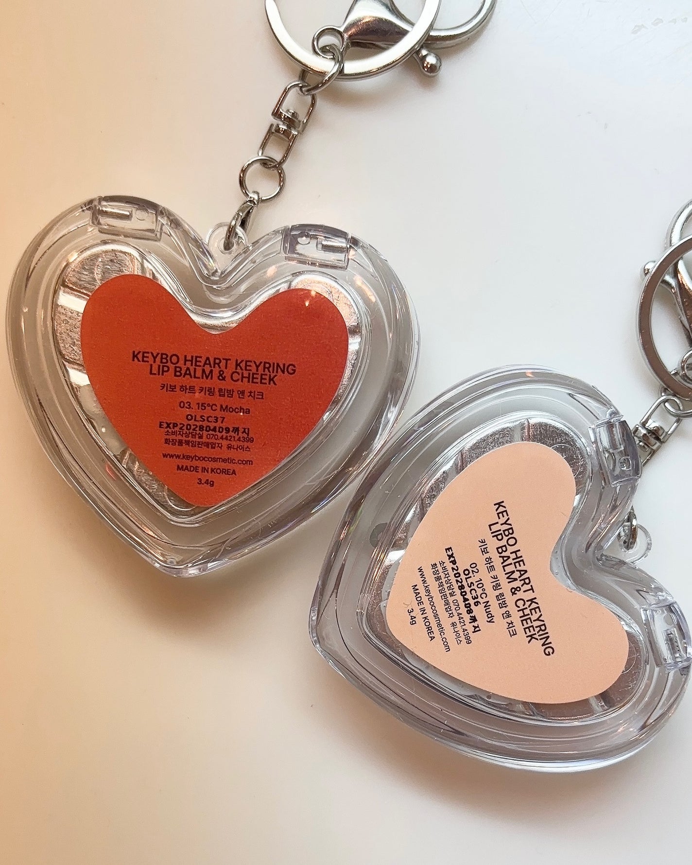 ハートキーリング リップ&チーク/keybo/口紅を使ったクチコミ(7枚目)