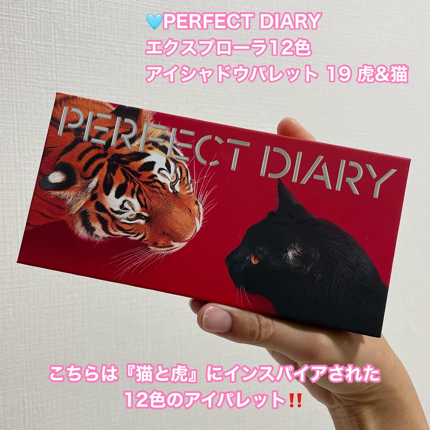 エクスプローラ12色 動物アイシャドウパレット/PERFECT DIARY/アイシャドウパレットを使ったクチコミ（2枚目）