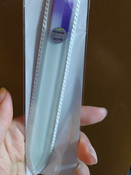ガラス製爪やすり/Blazek/ネイル用品を使ったクチコミ(1枚目)
