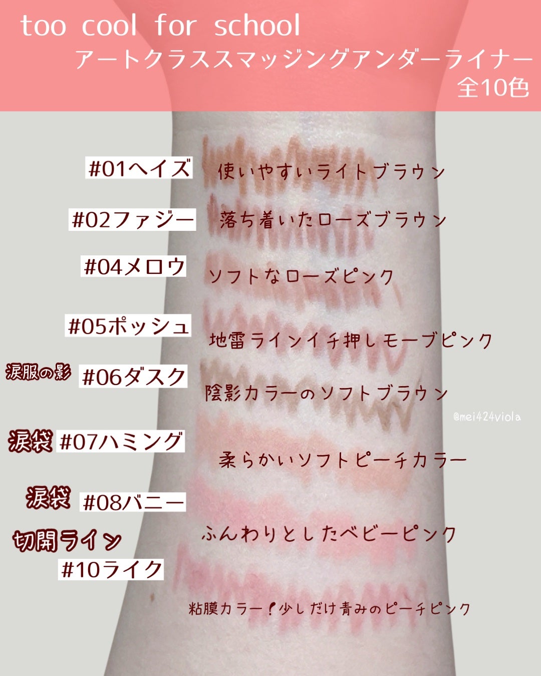 アートクラス スマージングアンダーライナー/too cool for school/ペンシルアイライナーを使ったクチコミ(4枚目)