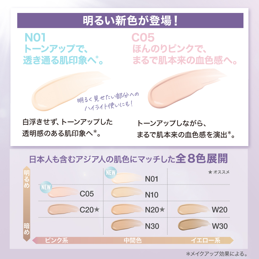 【明るい新色が2色登場！】話題のメイベリン ルミマットファンデ。 夏フェス級の汗でも！崩れにくい。（3枚目）