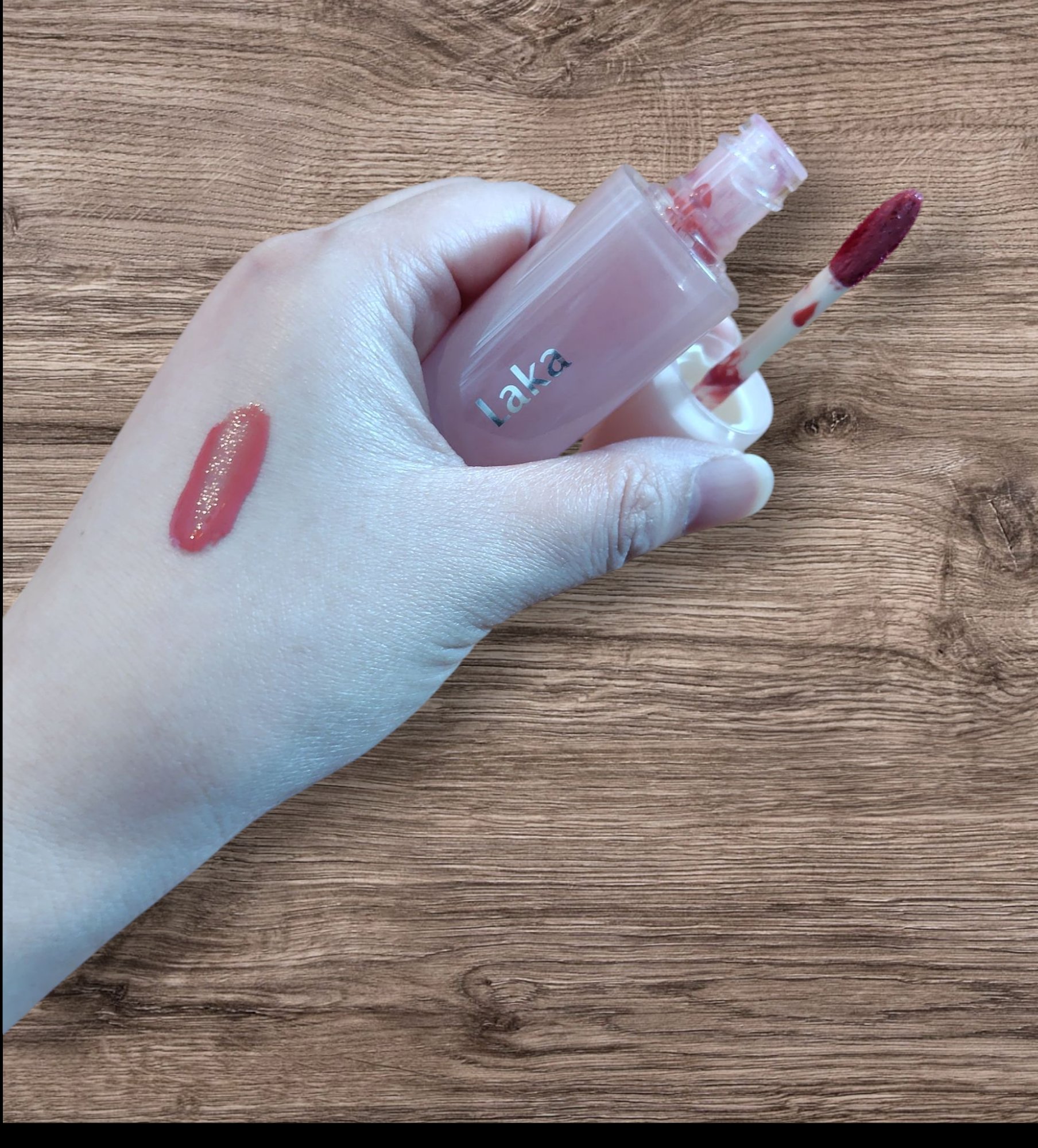 フルーティーグラムティント/Laka/リップティントを使ったクチコミ（2枚目）