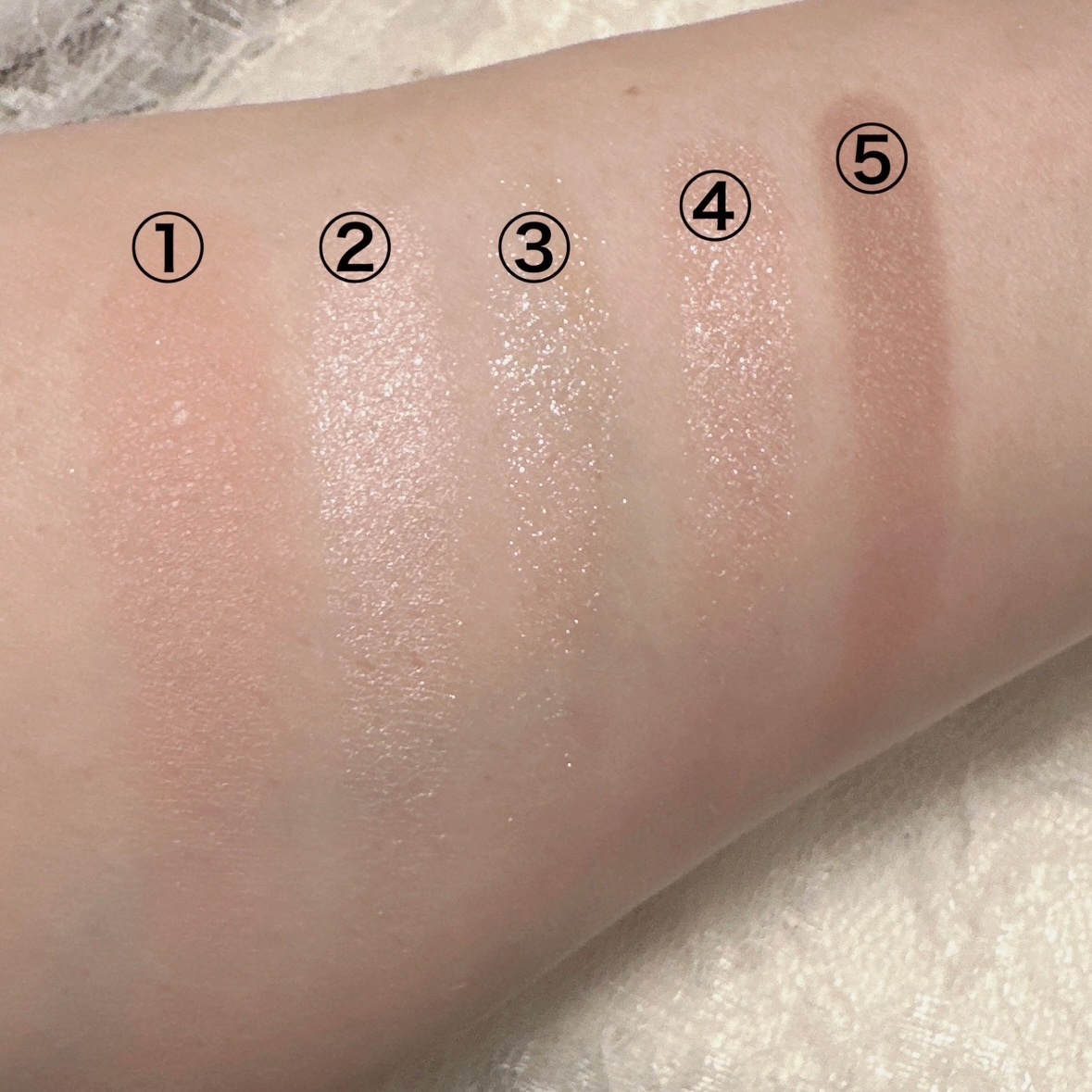 フェイスアイパレット/CEZANNE/アイシャドウを使ったクチコミ（3枚目）