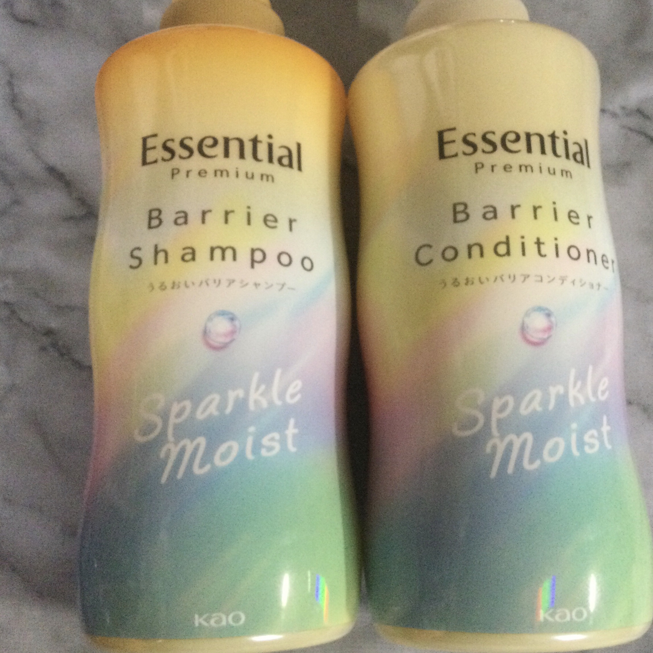 エッセンシャルプレミアム バリアシャンプー・コンディショナー スパークルモイスト/エッセンシャル/市販シャンプーを使ったクチコミ（1枚目）