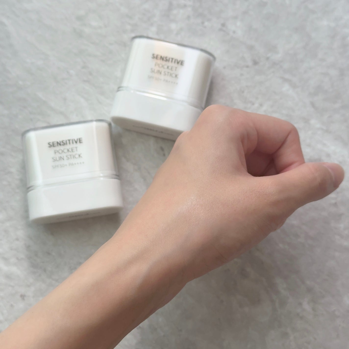 センシティブポケットサンスティック/SAM'U/日焼け止めスティックを使ったクチコミ(3枚目)
