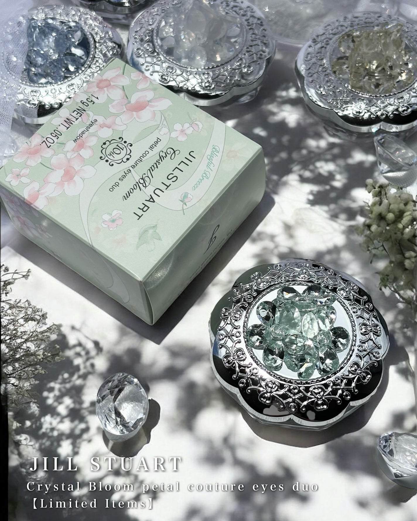 ジルスチュアート クリスタルブルーム ペタルクチュールアイズ デュオ/JILL STUART/アイシャドウパレットを使ったクチコミ(2枚目)