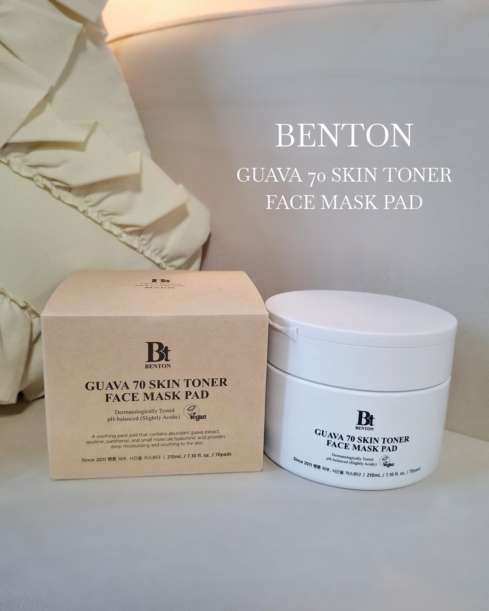 グアバ 70スキントナーパッド /BENTON/トナーパッドを使ったクチコミ（1枚目）