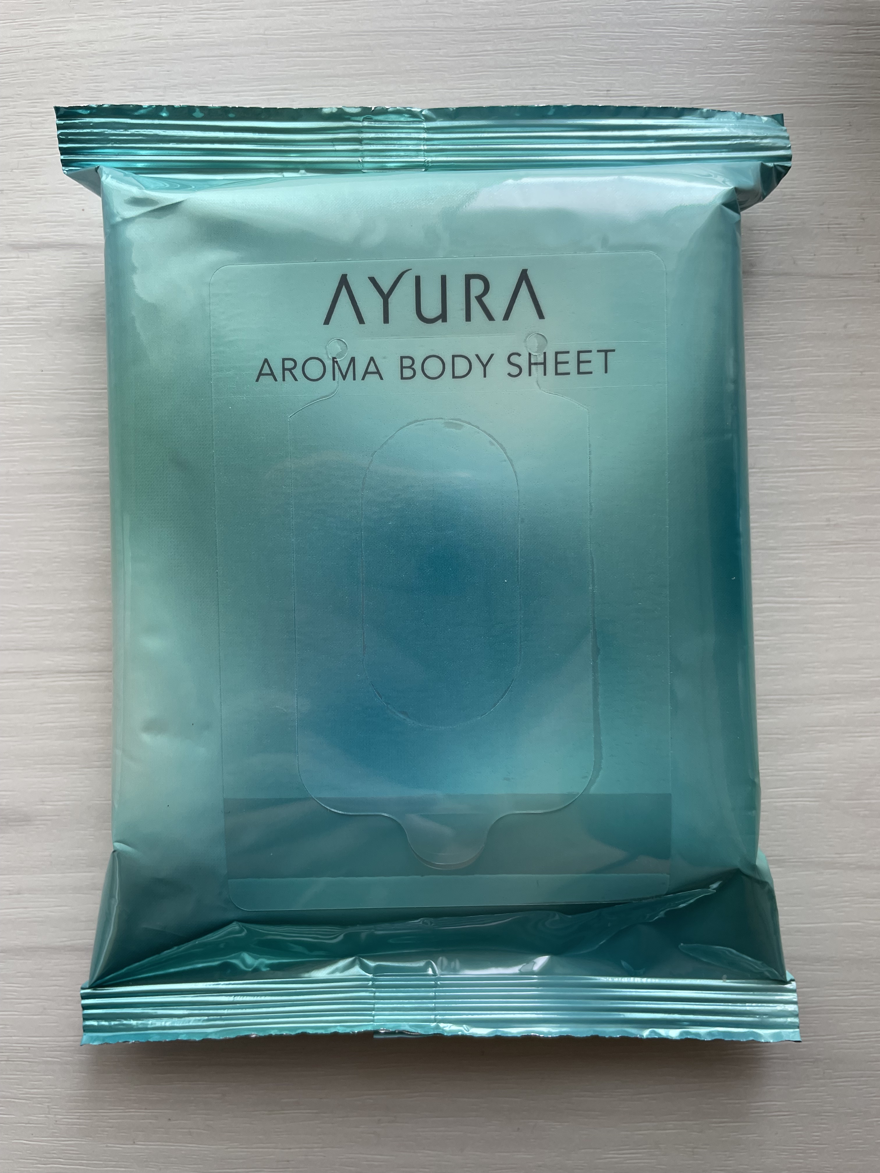 アロマボディシート 15枚入/AYURA/ボディシートを使ったクチコミ（1枚目）