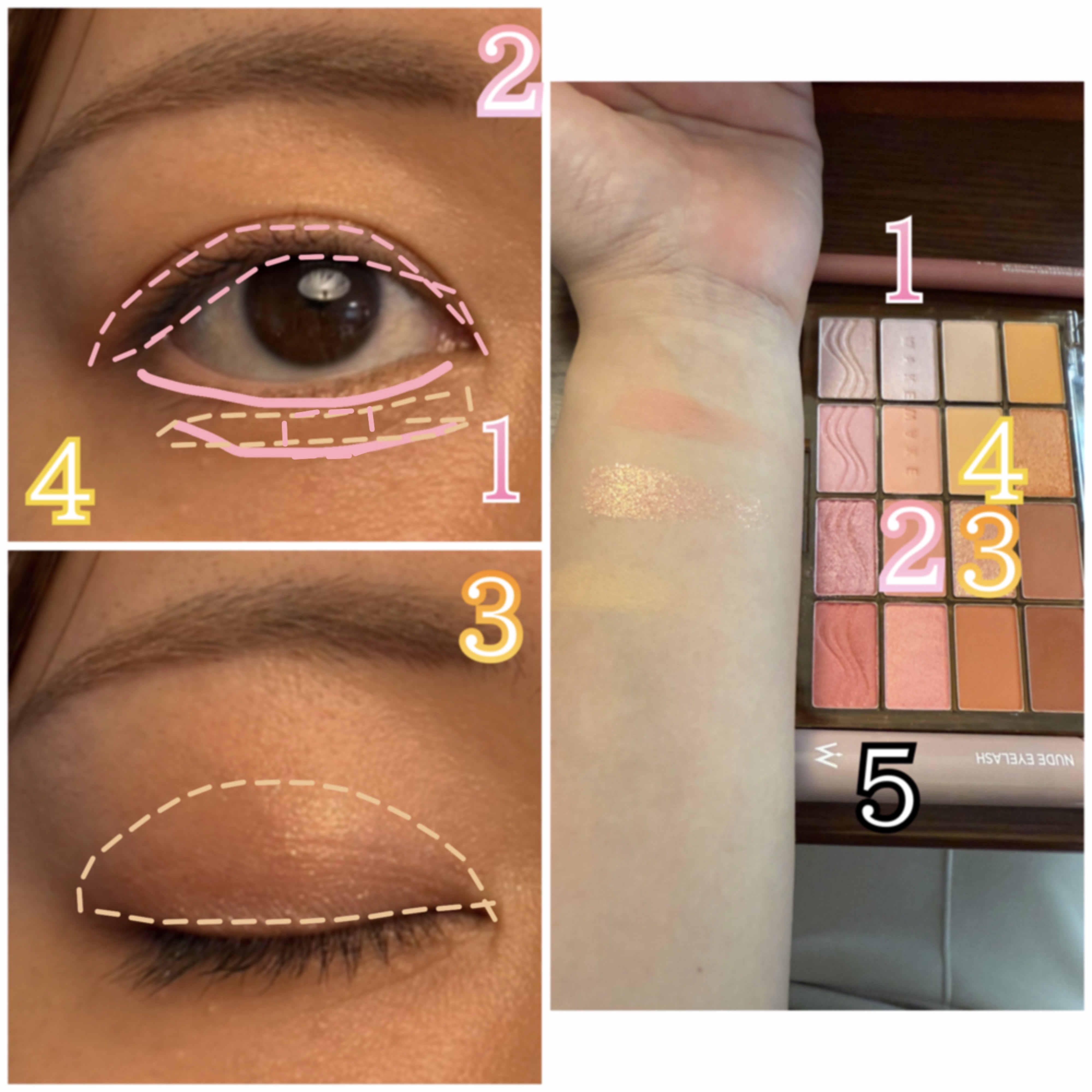 ソフトブラーリングアイパレット/wakemake/アイシャドウパレットを使ったクチコミ（3枚目）