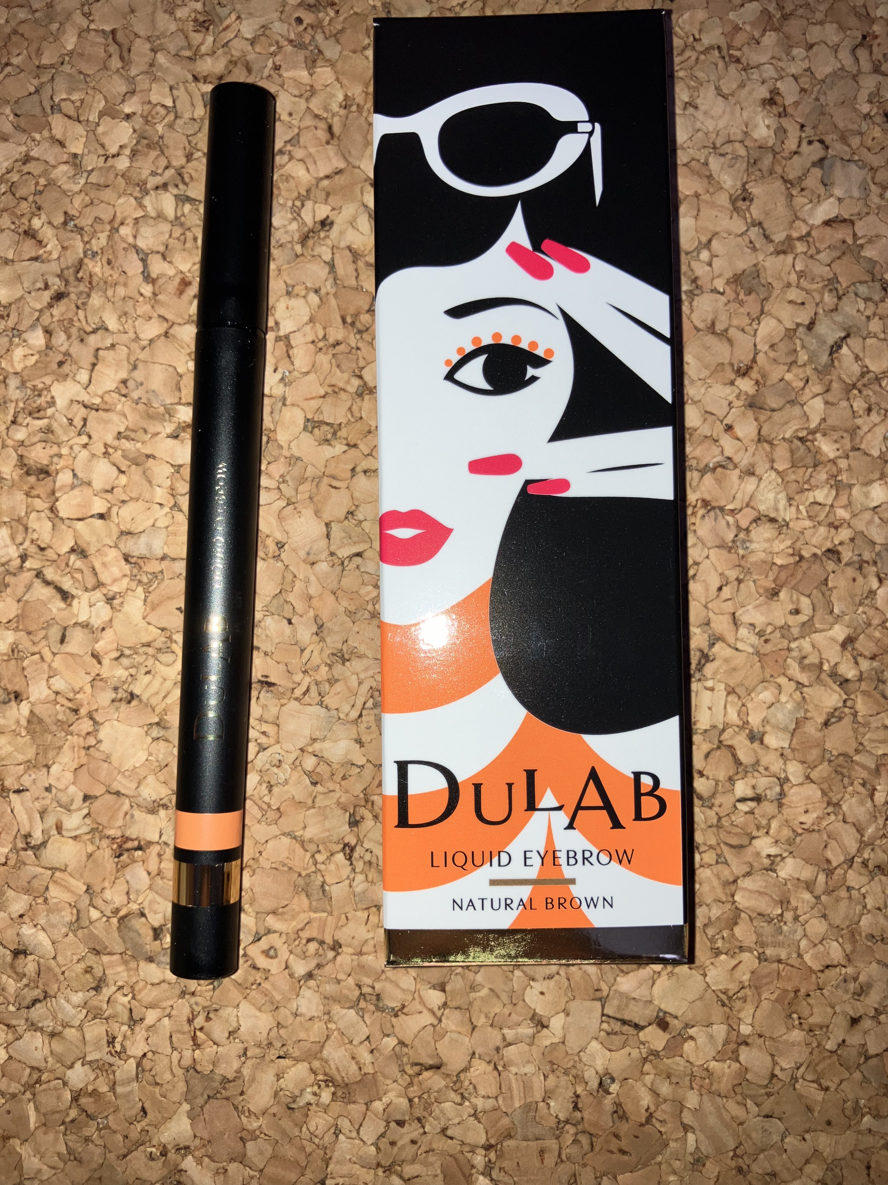 DULAB リキッドアイブロウ ナチュラルブラウン/DULAB/リキッドアイブロウを使ったクチコミ（1枚目）