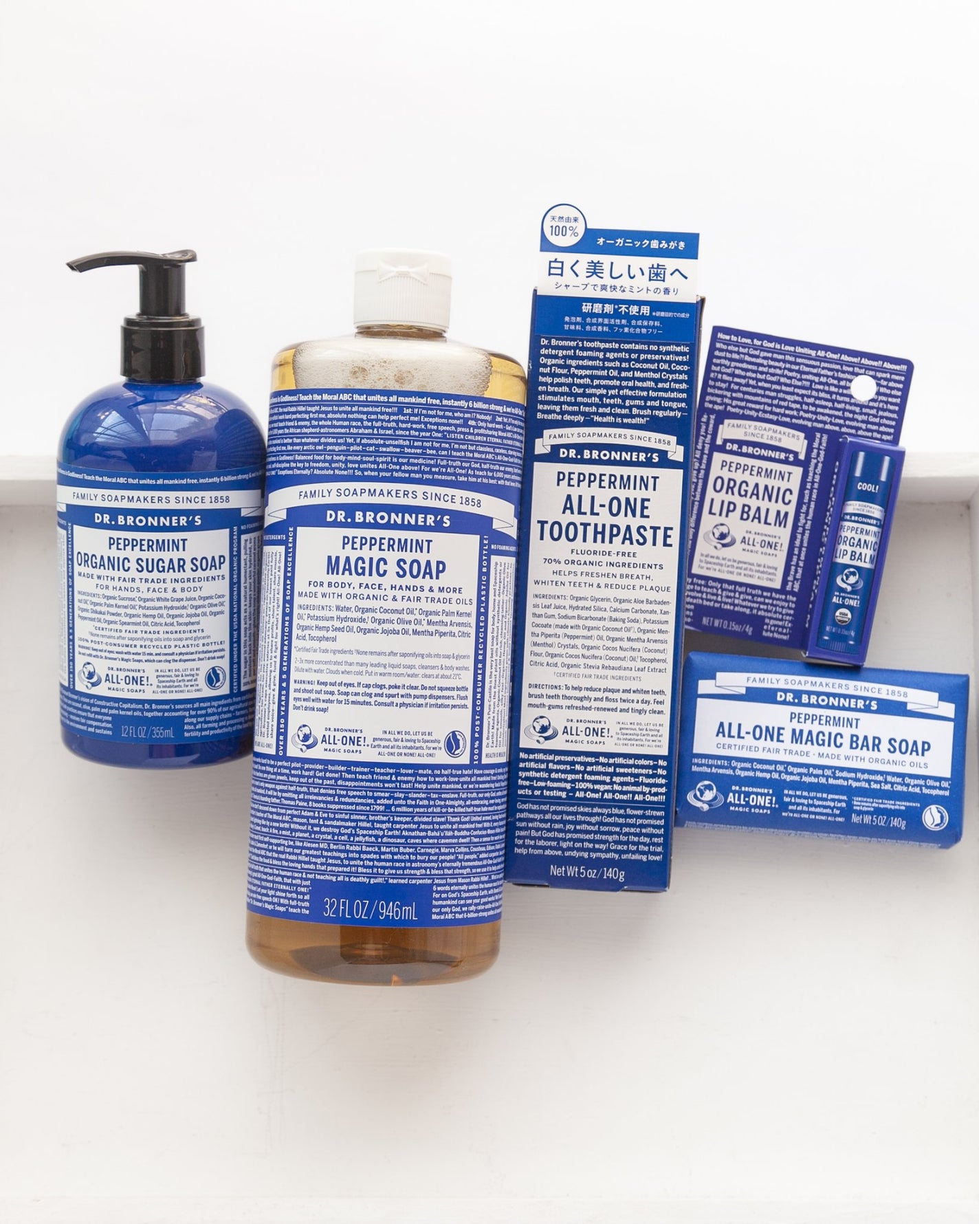 マジックソープ ペパーミント/ドクターブロナー/ボディソープを使ったクチコミ(1枚目)