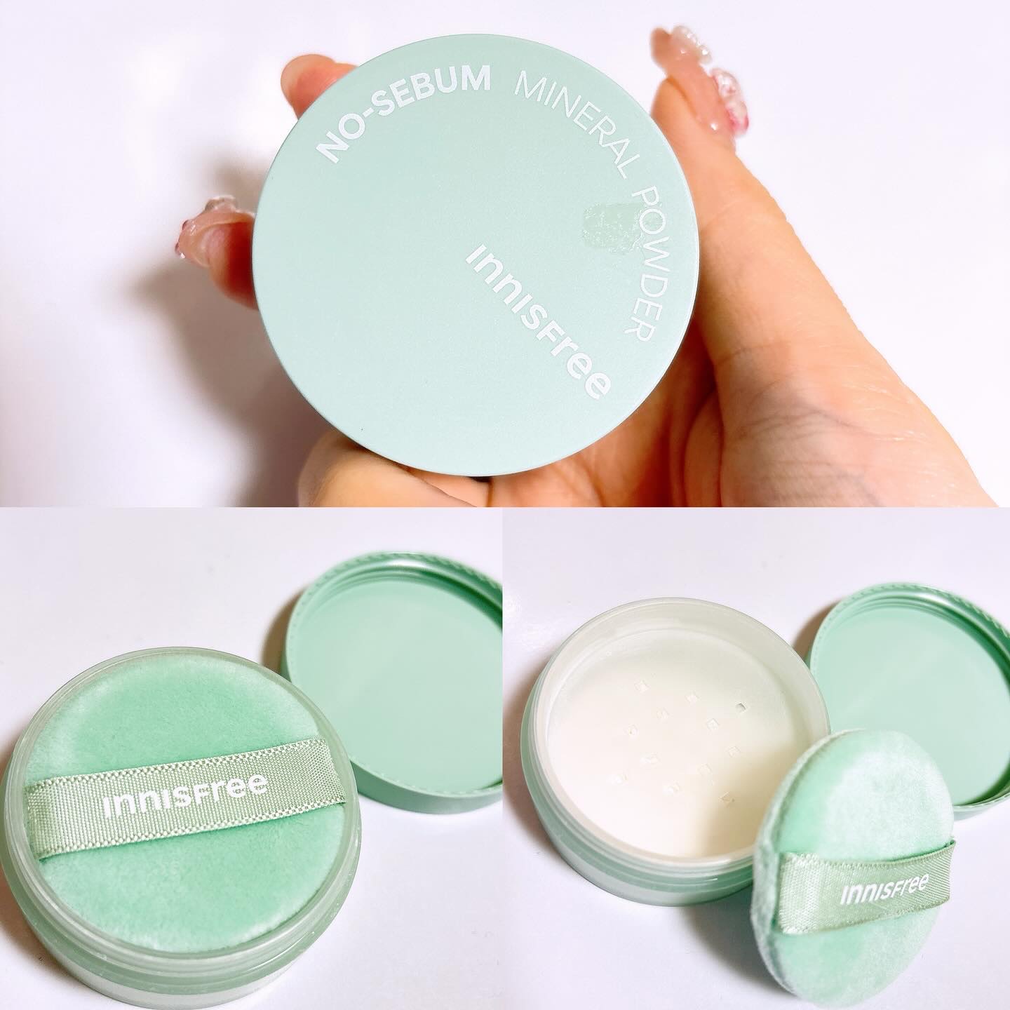 ノーセバム　ミネラルパウダー　N/innisfree/ルースパウダーを使ったクチコミ（3枚目）