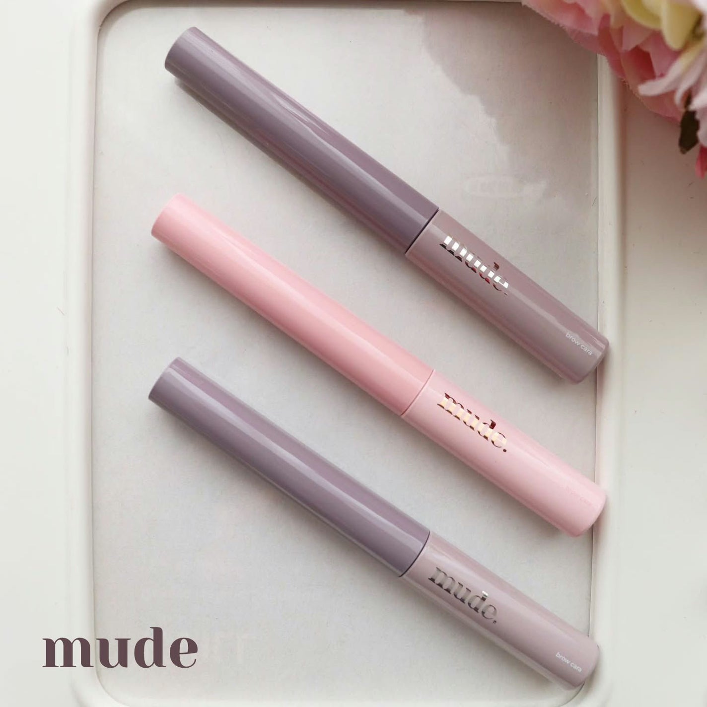 インスパイアスキニーブロウカラ/mude/眉マスカラを使ったクチコミ(1枚目)