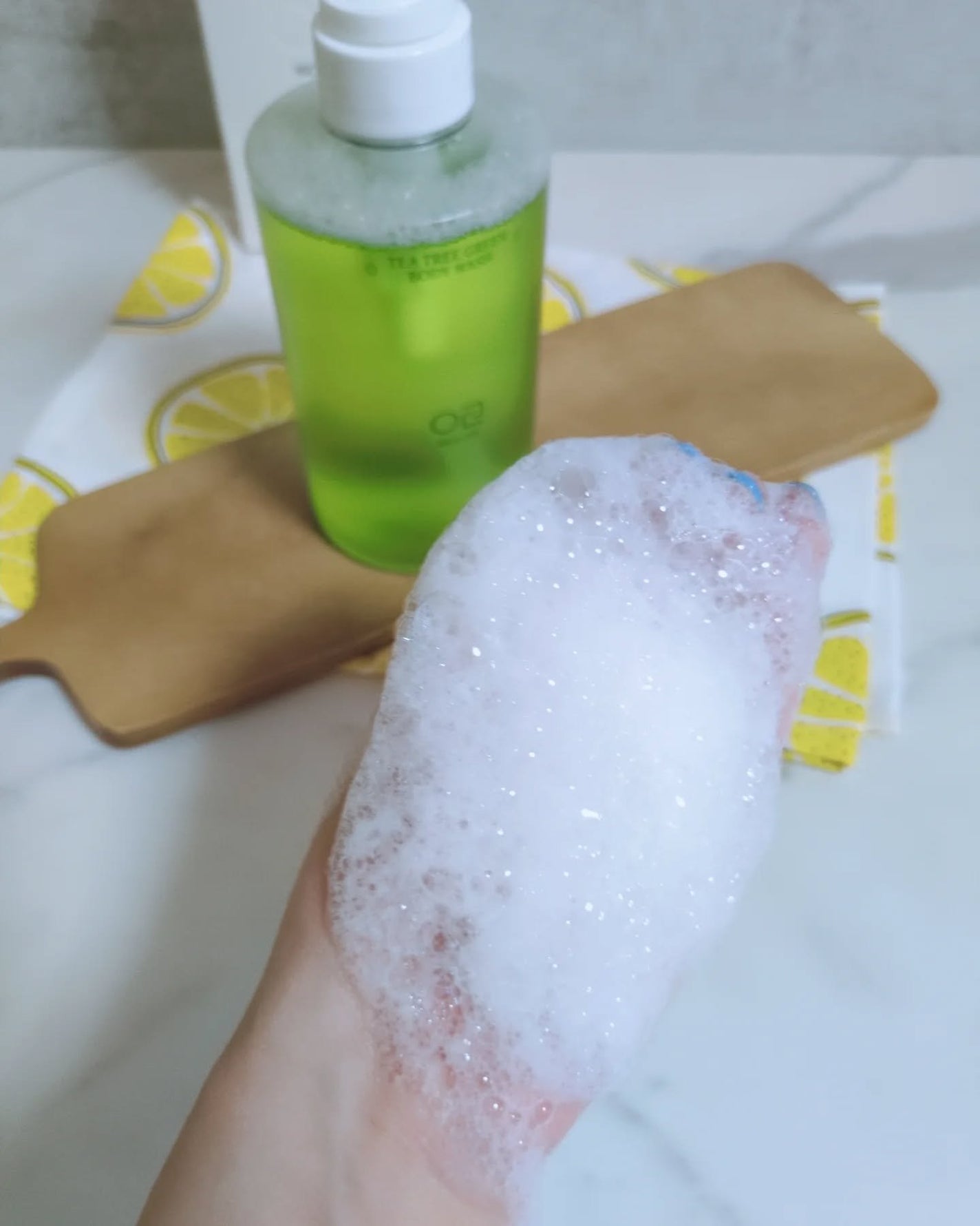 みぃ on LIPS 「WOLLYOティーツリーグリーンボディウォッシュお肌の鎮静と刺..」(6枚目)